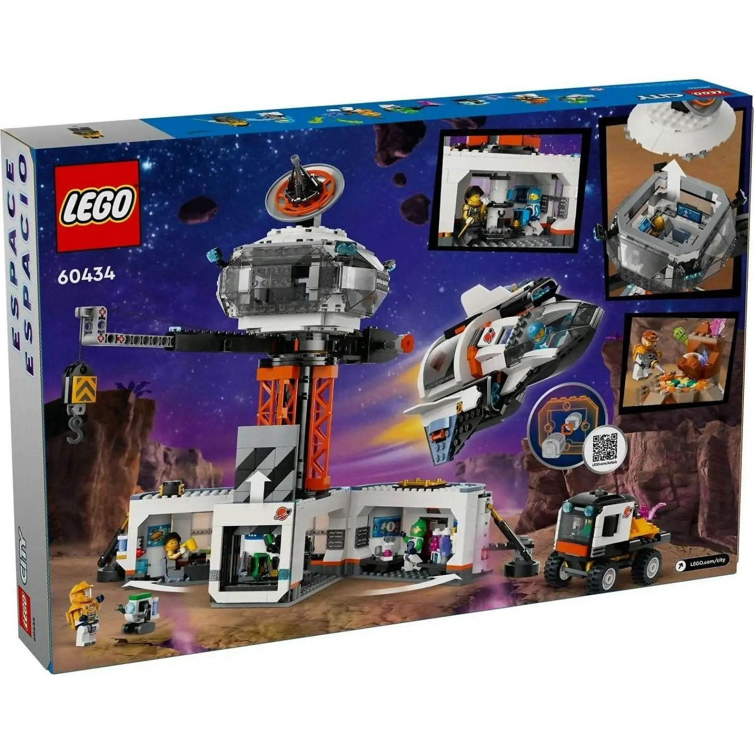 LEGO 60434 Space Base and Rocket Launchpad - City