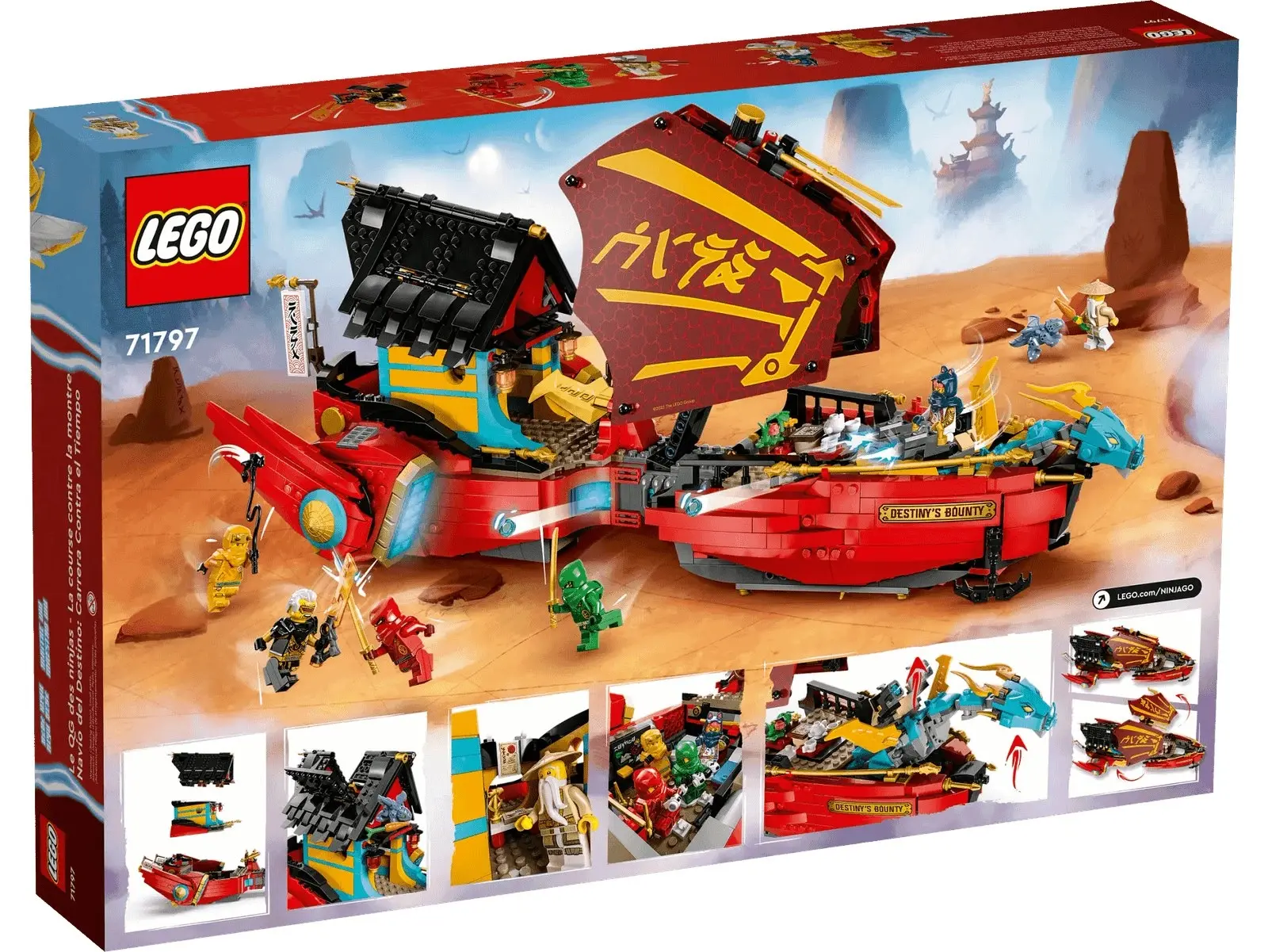 LEGO 71797 Destiny’s Bounty - race against time - Ninjago