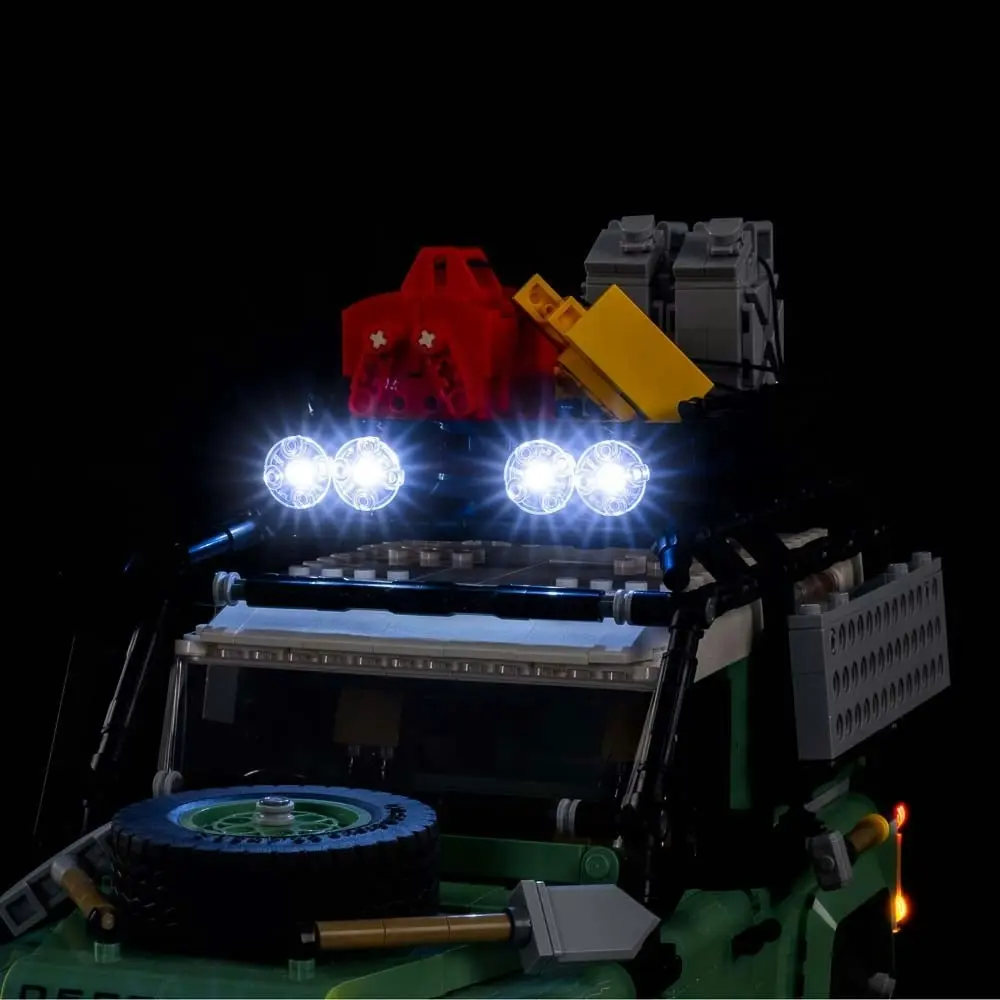 Light My Bricks - Light Kit For LEGO Land Rover Classic Defender 90 10317