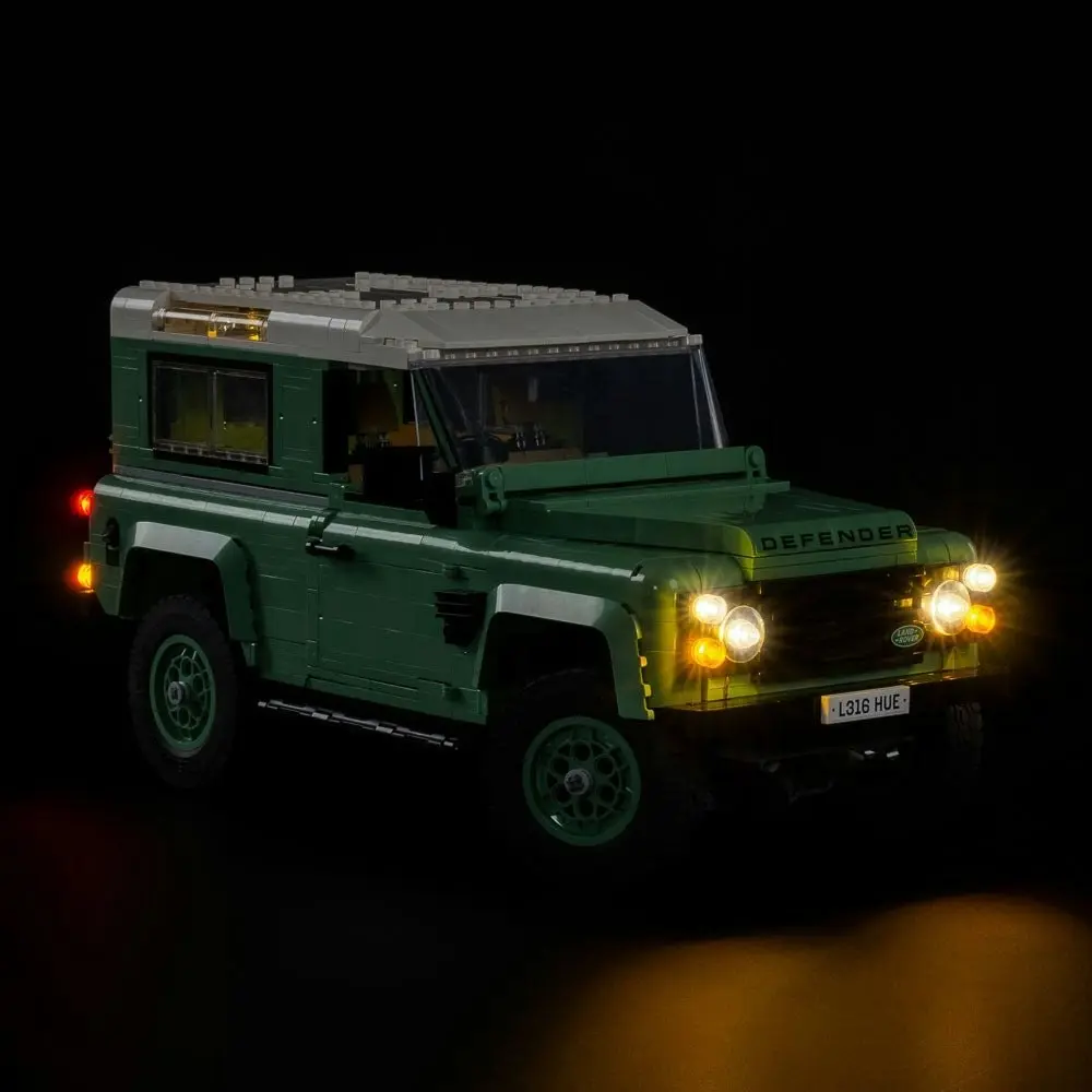 Light My Bricks - Light Kit For LEGO Land Rover Classic Defender 90 10317