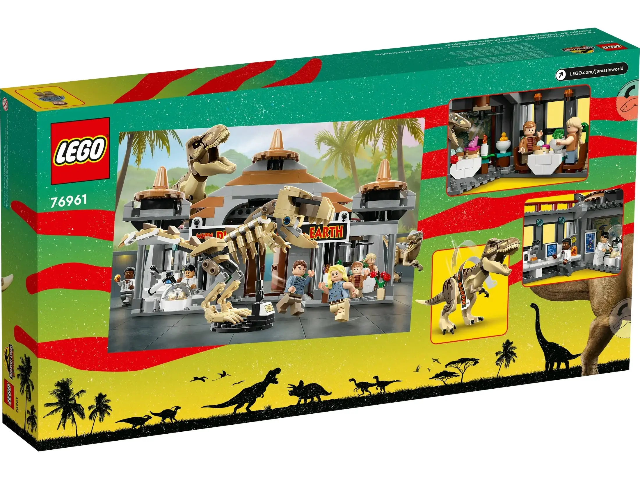 LEGO 76961 Visitor Center: T. rex & Raptor Attack - Jurassic World