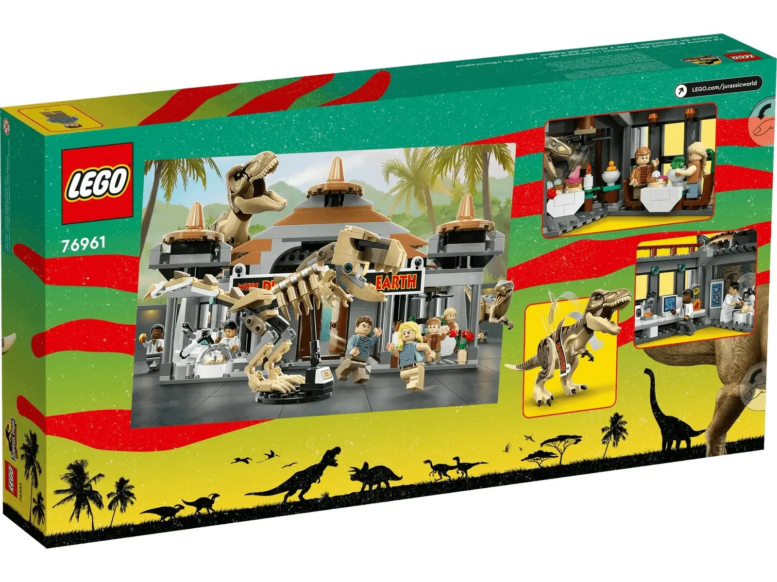 LEGO 76961 Visitor Center: T. rex & Raptor Attack - Jurassic World