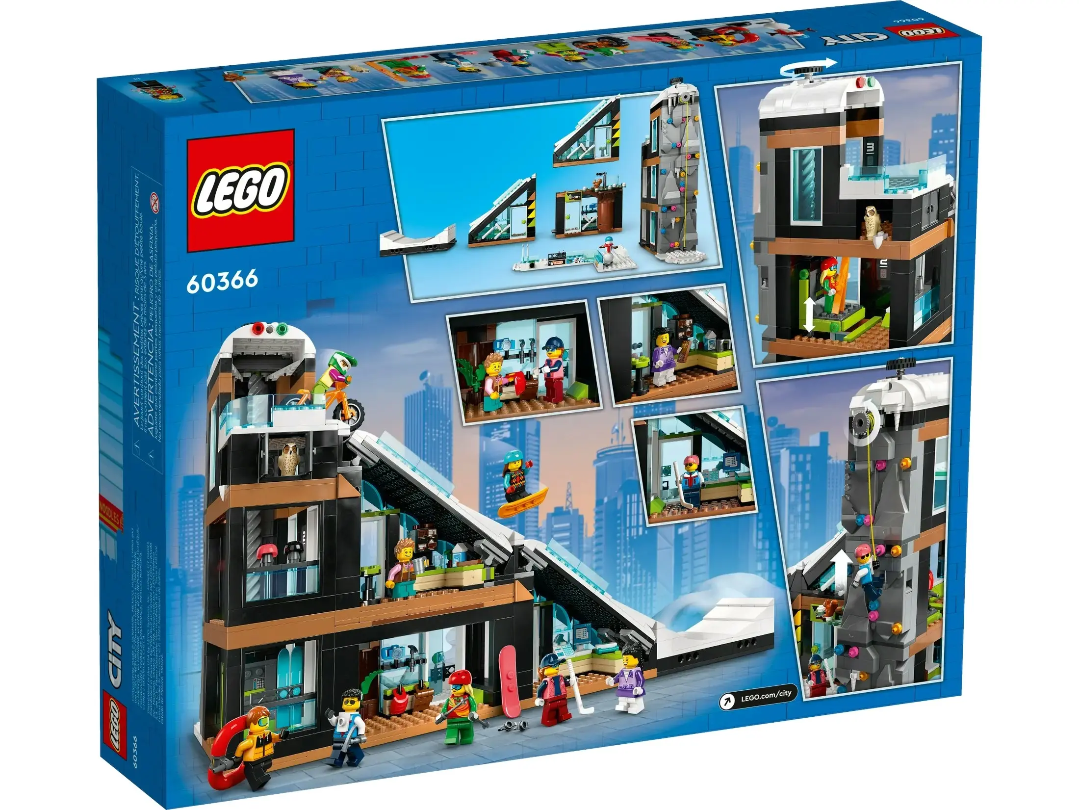 LEGO 60366 Ski and Climbing Center - City