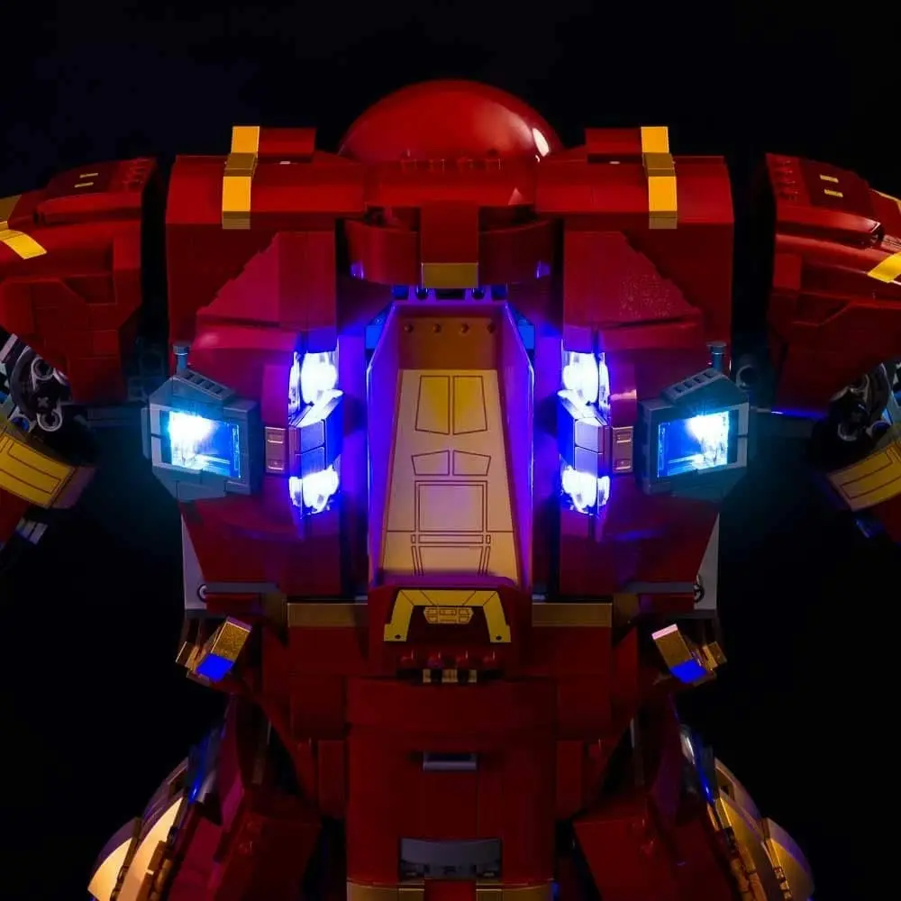 Light My Bricks - LIGHT KIT for LEGO Hulkbuster 76210