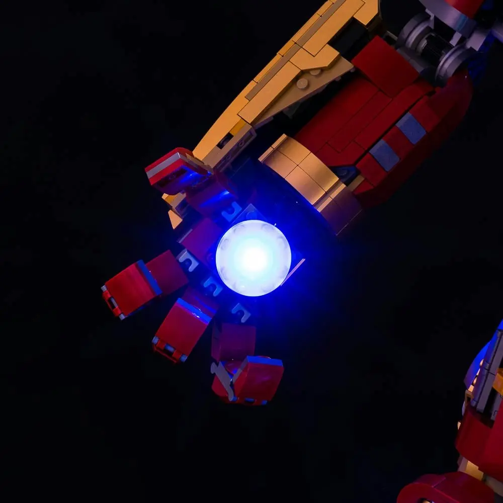 Light My Bricks - LIGHT KIT for LEGO Hulkbuster 76210