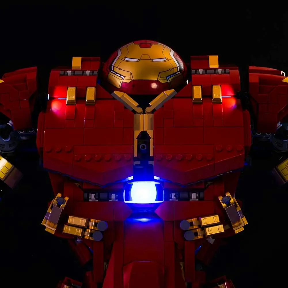 Light My Bricks - LIGHT KIT for LEGO Hulkbuster 76210