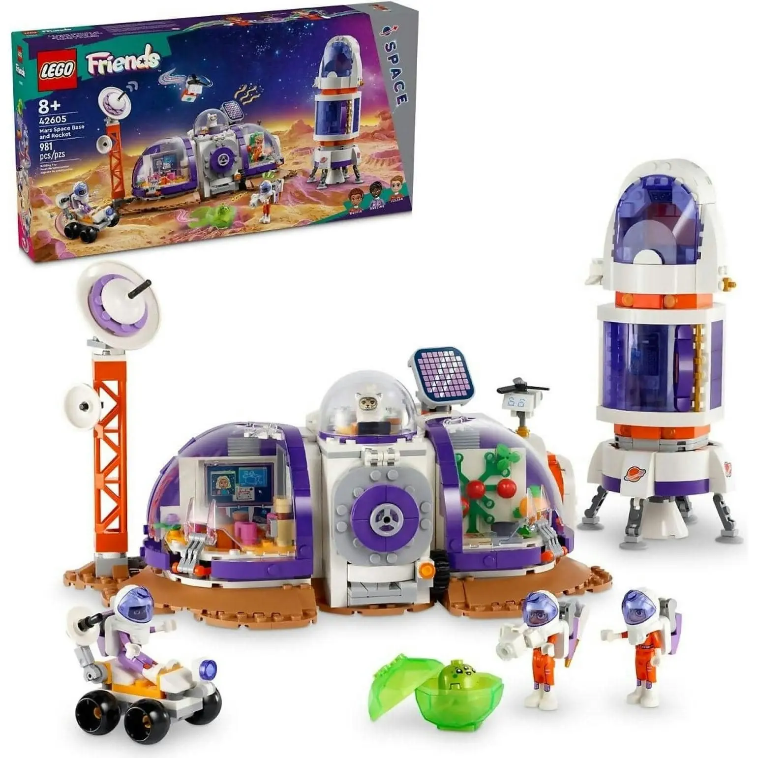 LEGO 42605 Mars Space Base and Rocket - Friends