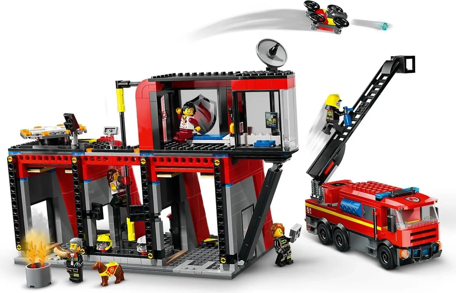 LEGO 60414 Fire Station with Fire Truck - City