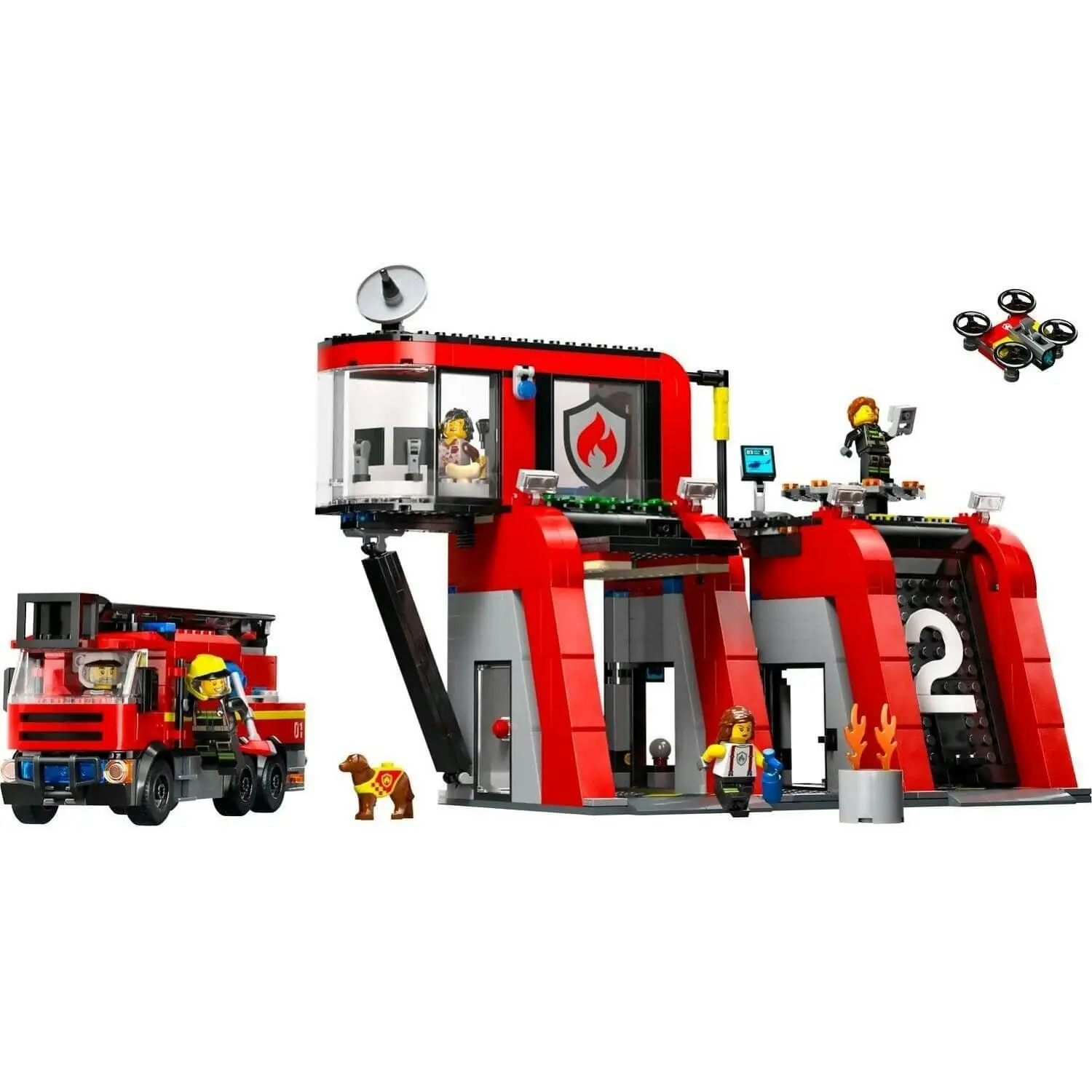 LEGO 60414 Fire Station with Fire Truck - City