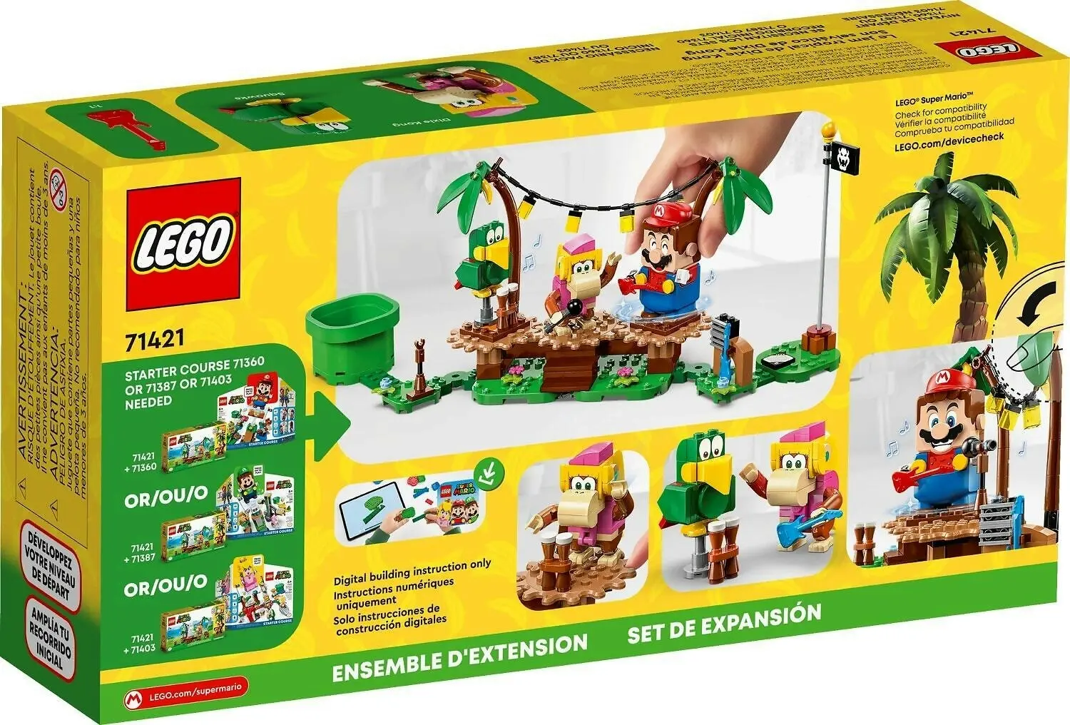 LEGO 71421 Dixie Kong's Jungle Jam Expansion Set - Super Mario