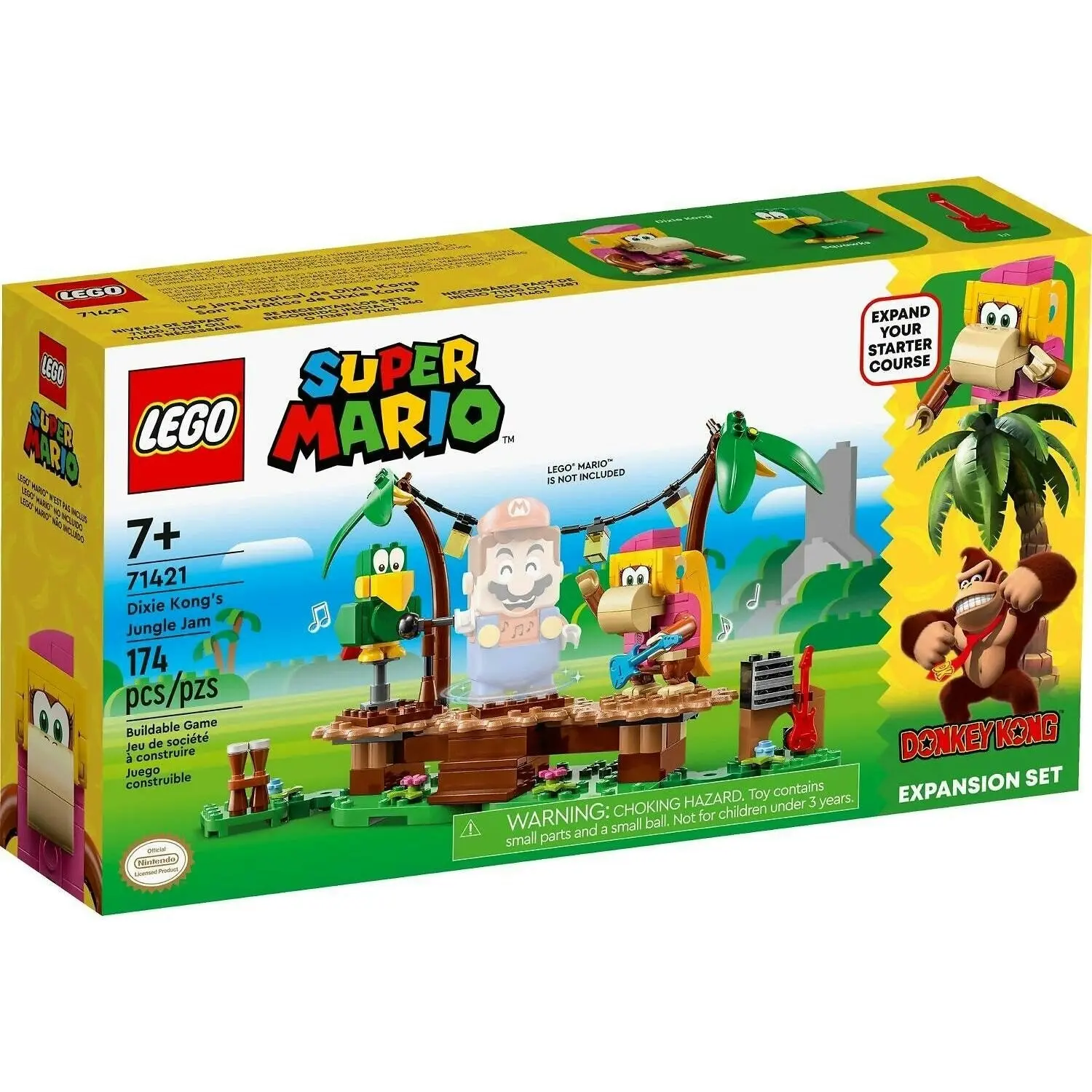 LEGO 71421 Dixie Kong's Jungle Jam Expansion Set - Super Mario