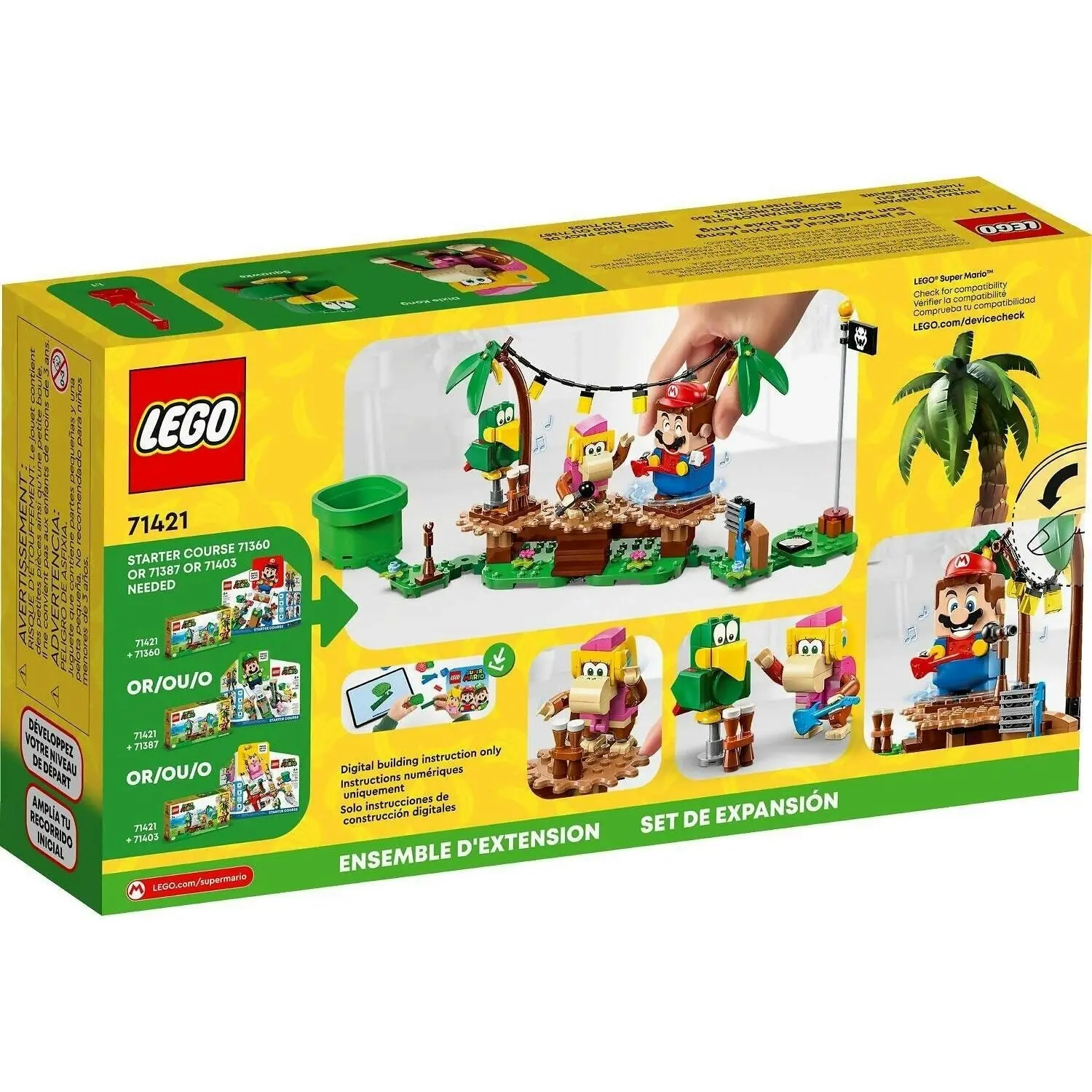 LEGO 71421 Dixie Kong's Jungle Jam Expansion Set - Super Mario