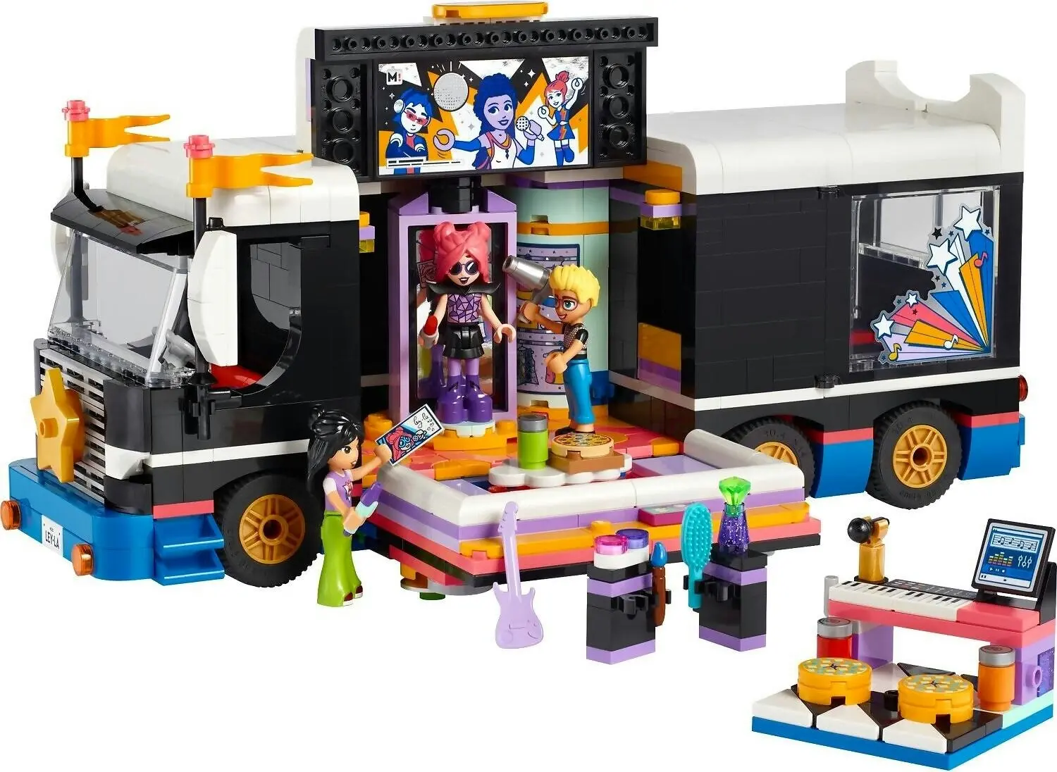 LEGO 42619 Pop Star Music Tour Bus - Friends