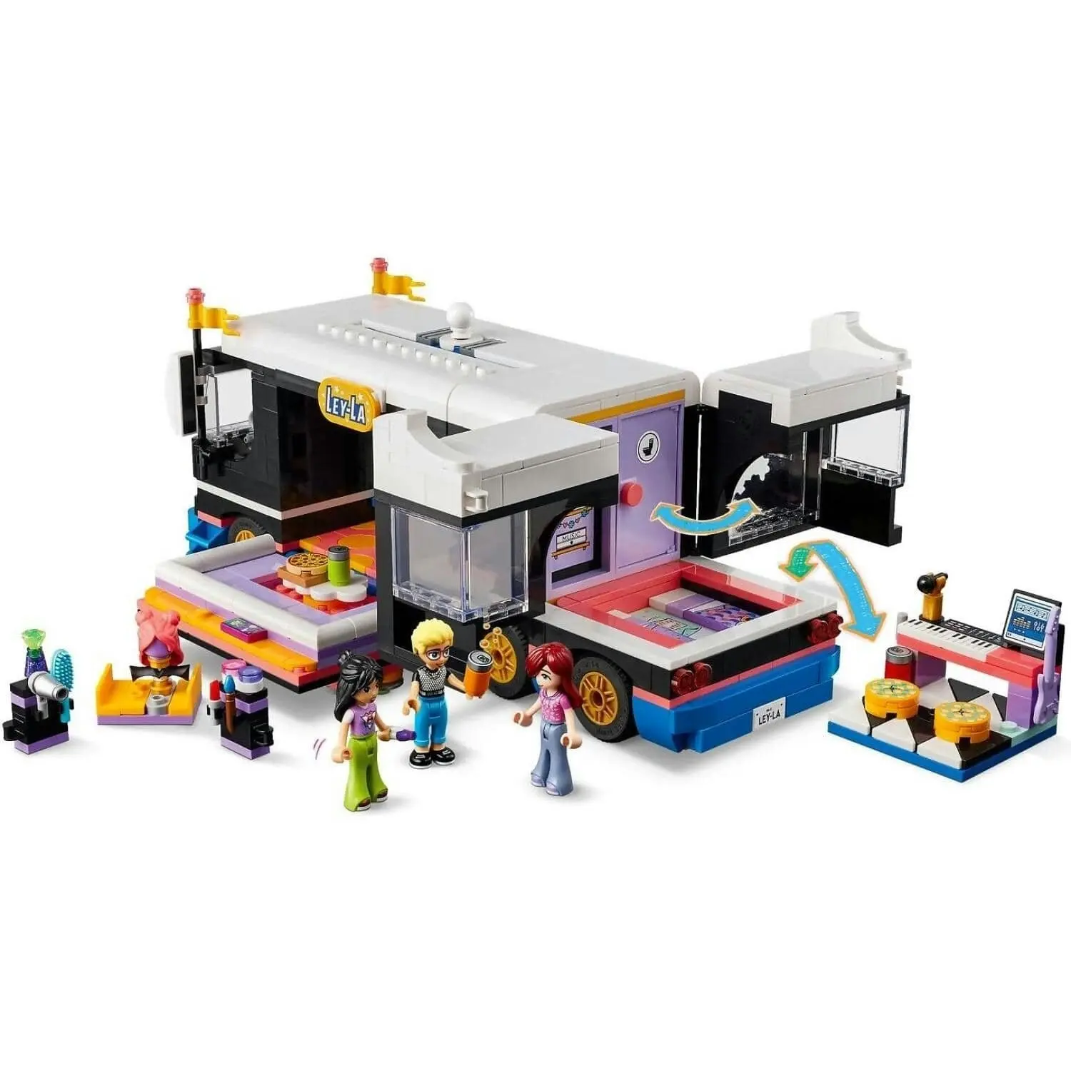 LEGO 42619 Pop Star Music Tour Bus - Friends