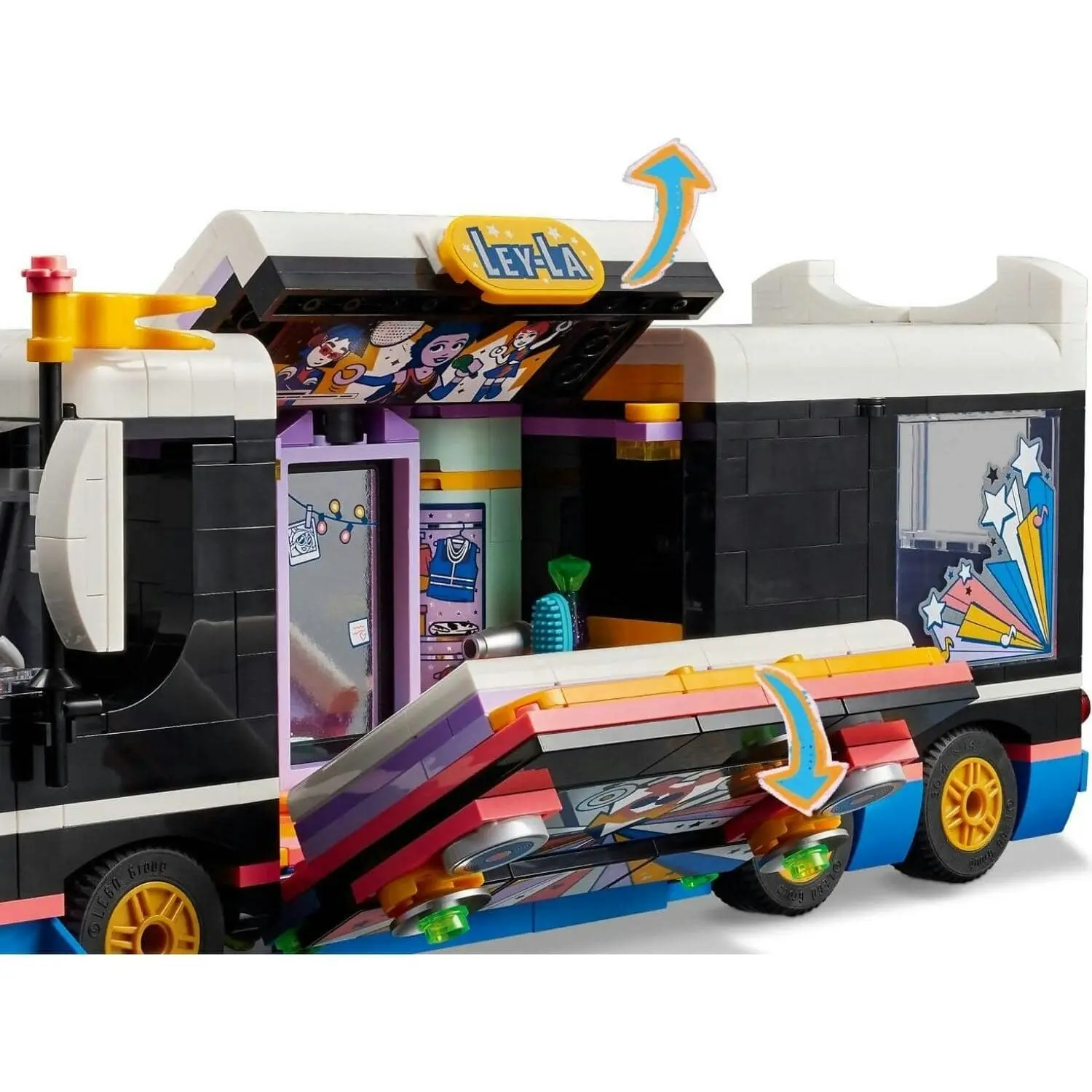 LEGO 42619 Pop Star Music Tour Bus - Friends