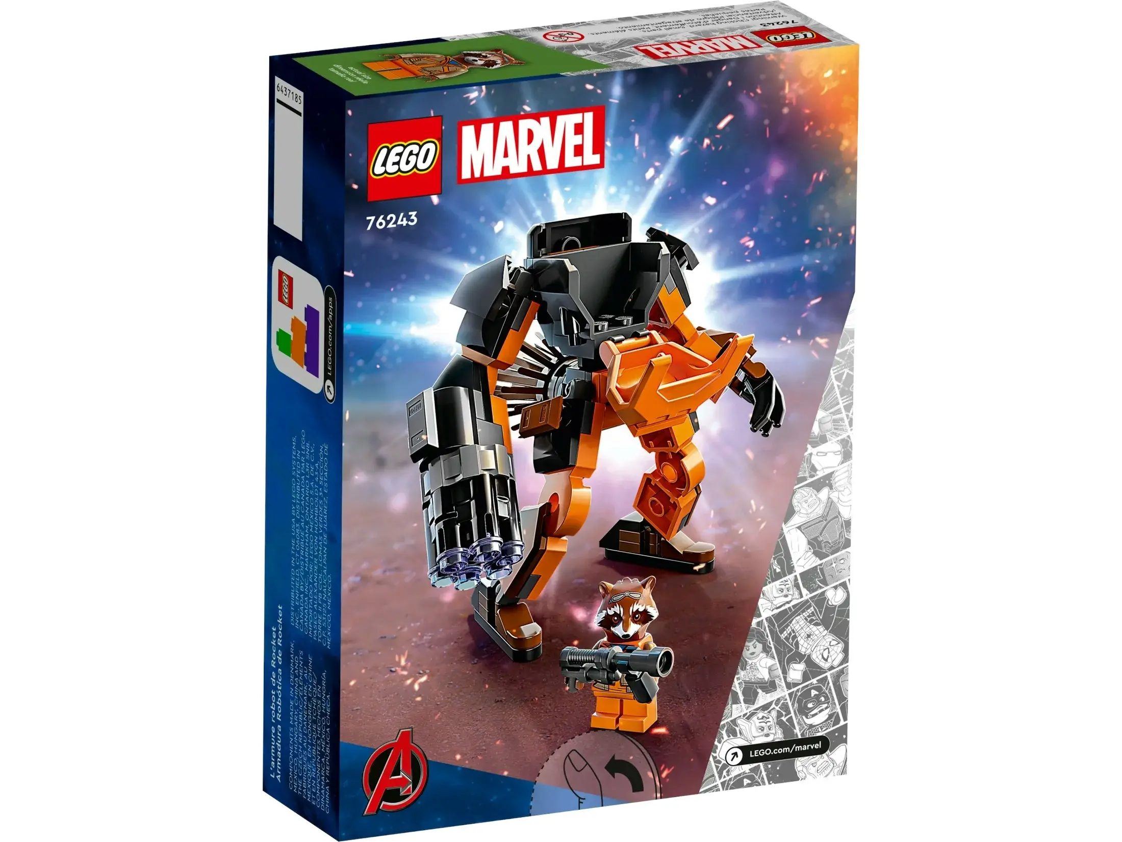 LEGO 76243 Rocket Mech Armor - Marvel Super Heroes