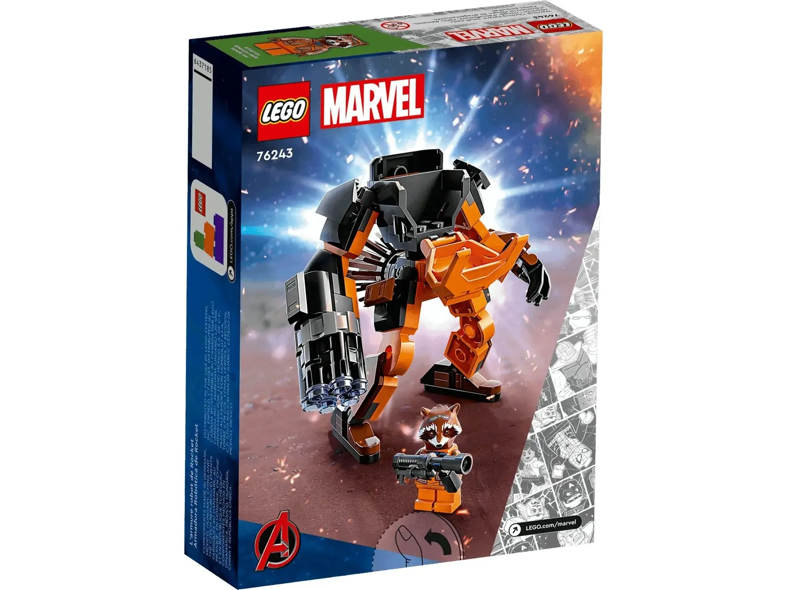 LEGO 76243 Rocket Mech Armor - Marvel Super Heroes