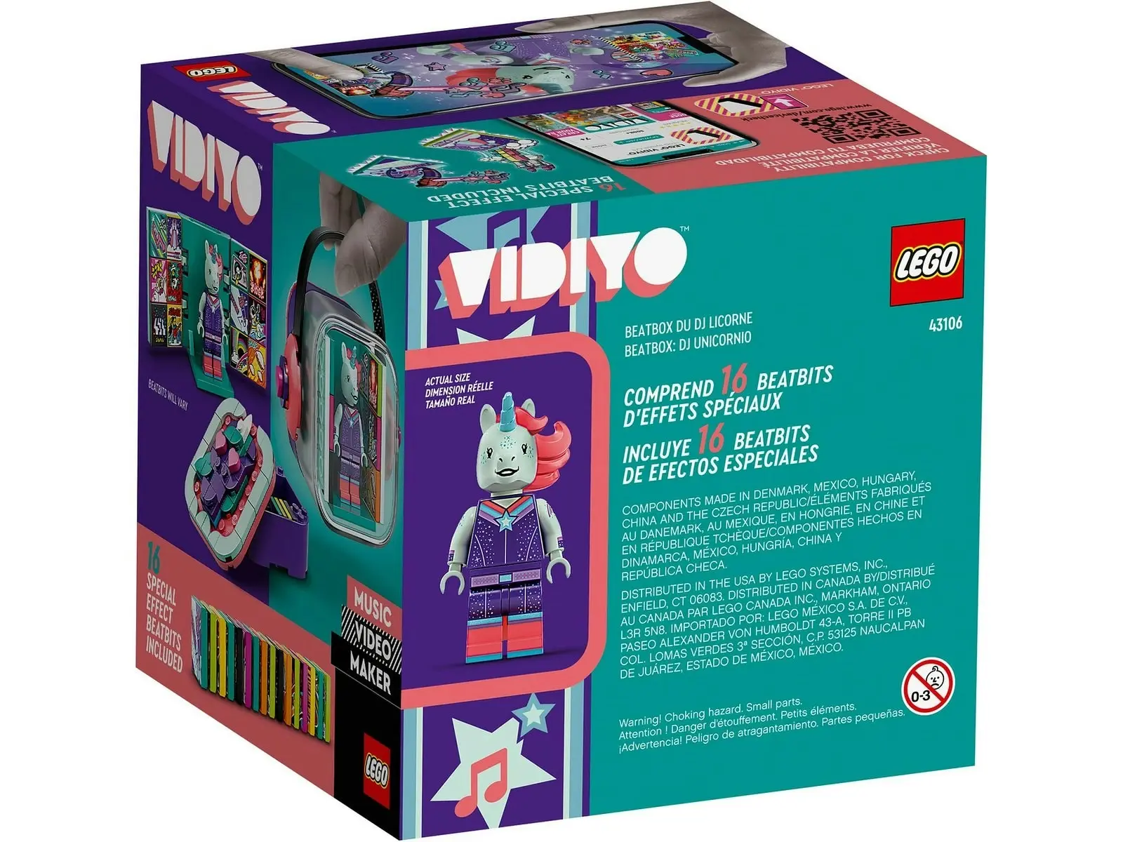 LEGO 43106 Unicorn DJ BeatBox - VIDIYO