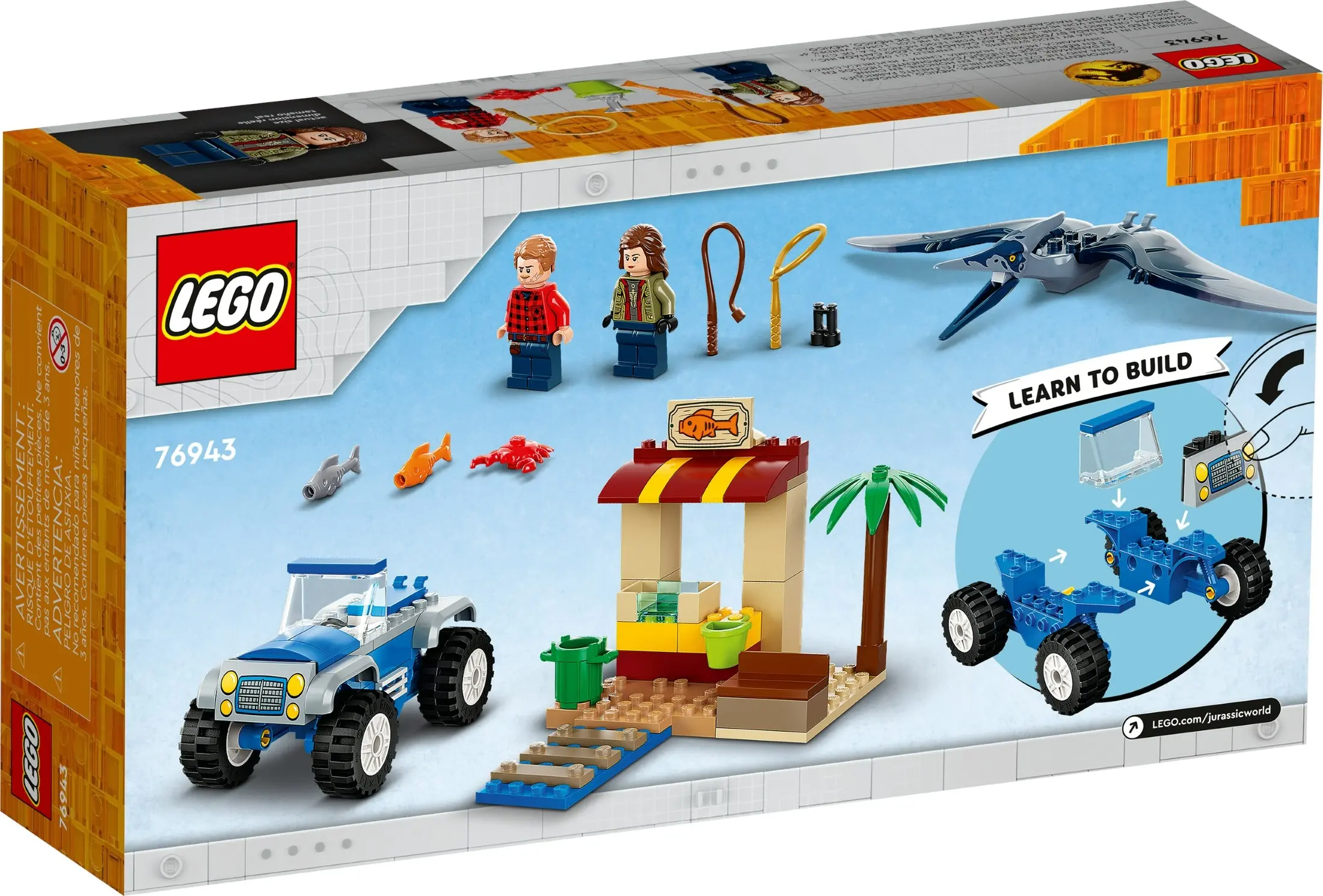 LEGO 76943 Pteranodon Chase - Jurassic World 4+