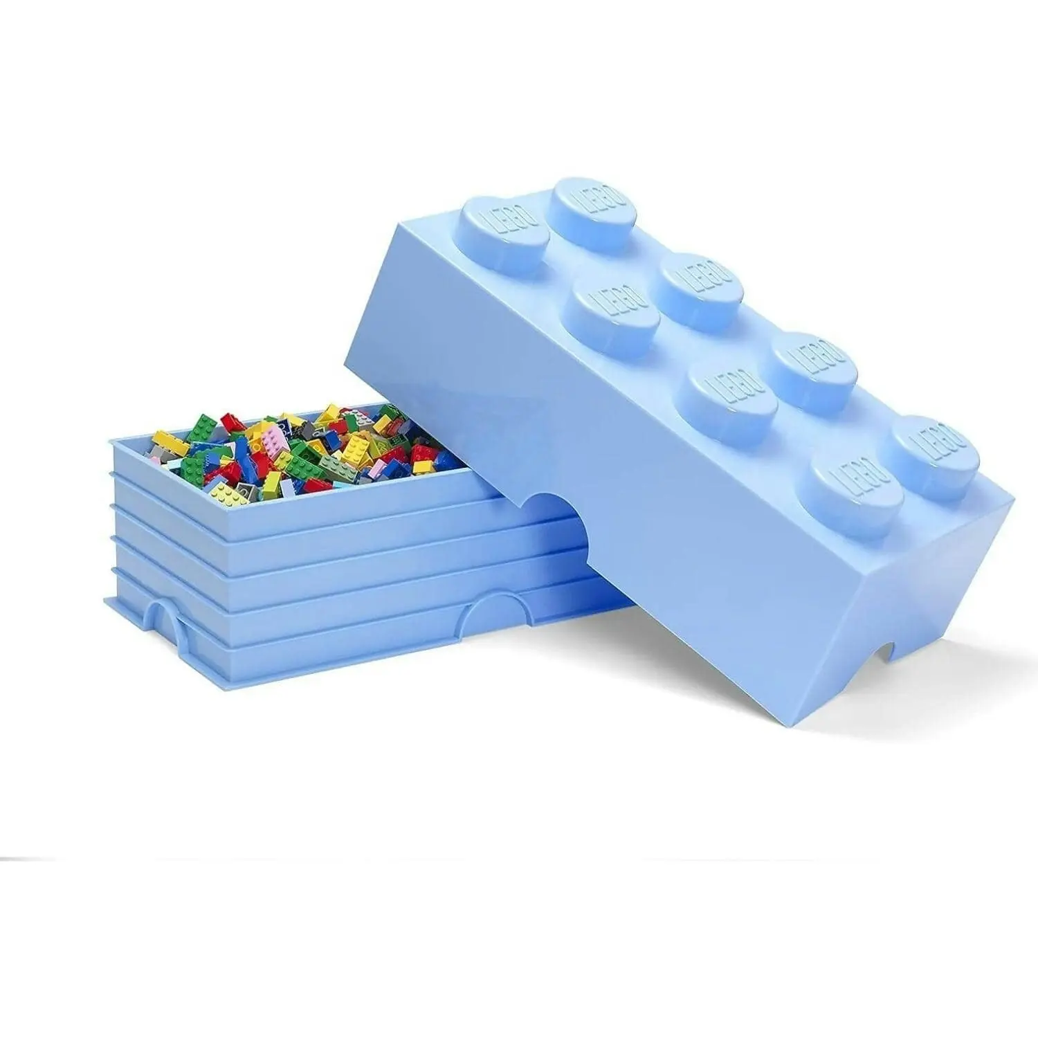 LEGO Storage Brick 8 Light Blue - Room Copenhagen