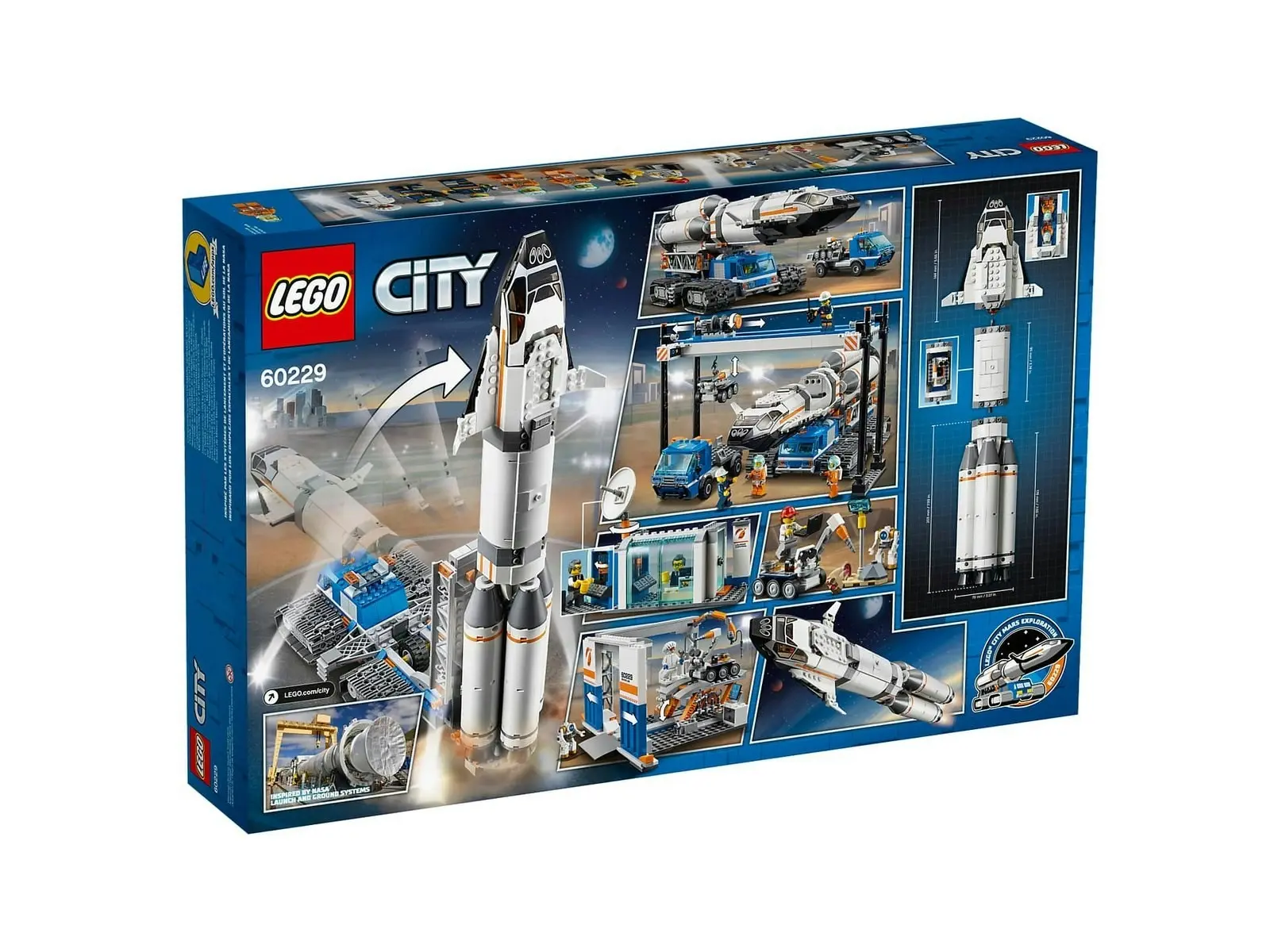 LEGO 60229 Rocket Assembly & Transport - City