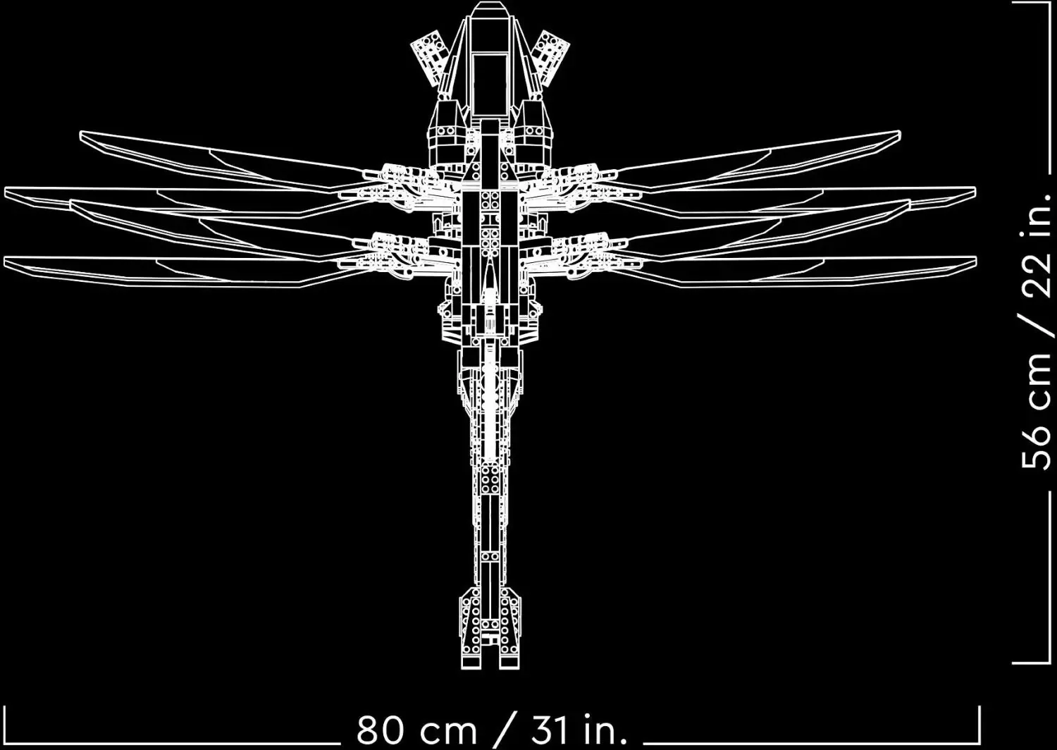 LEGO 10327 Dune Atreides Royal Ornithopter - Icons