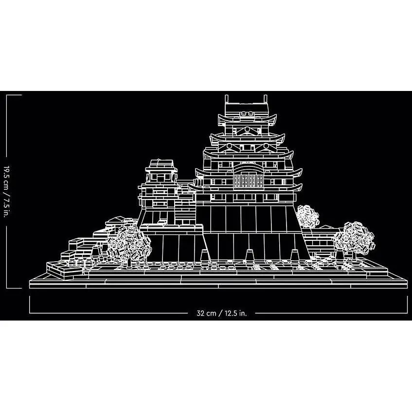 LEGO 21060 Himeji Castle - Architecture