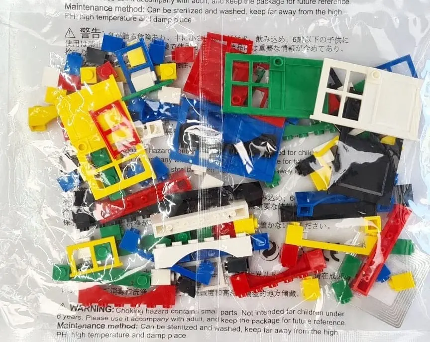 Assorted Generic Building Block Bag