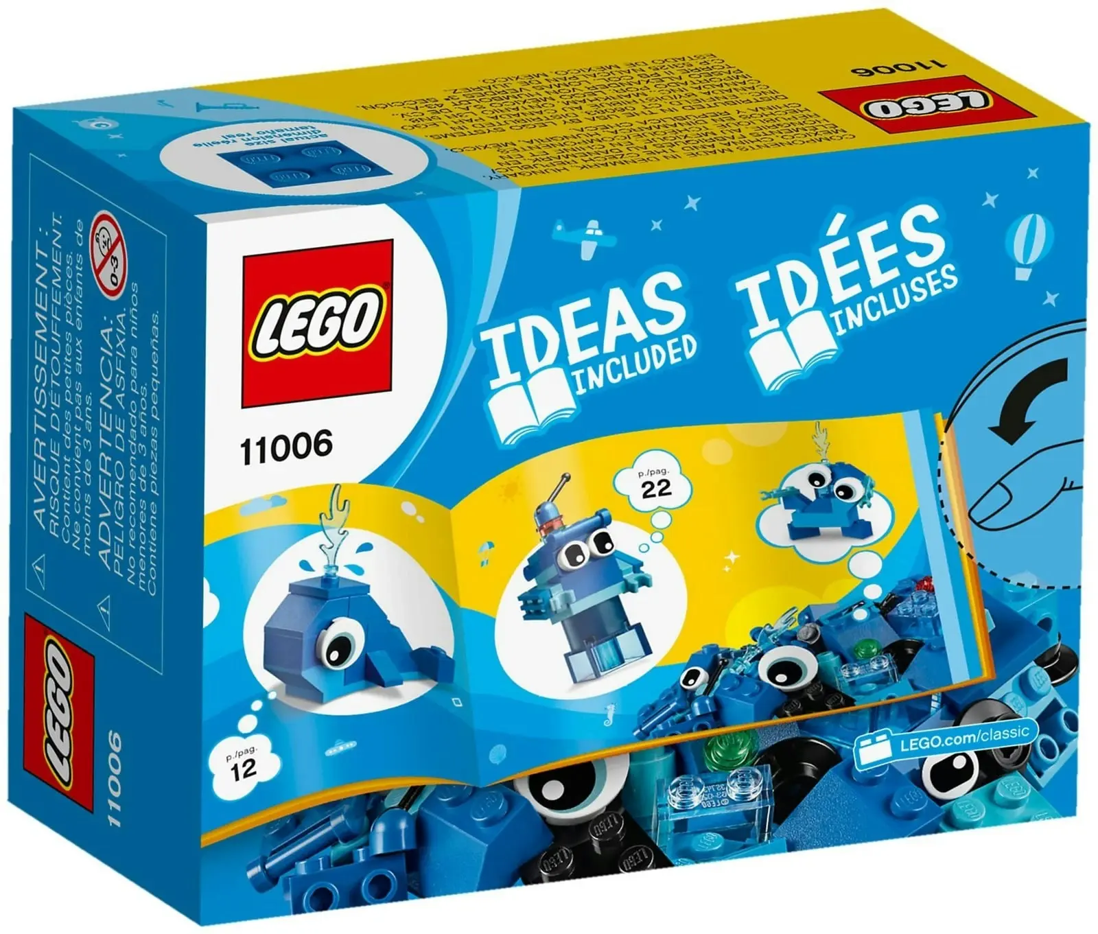 LEGO 11006 Creative Blue Bricks - Classic