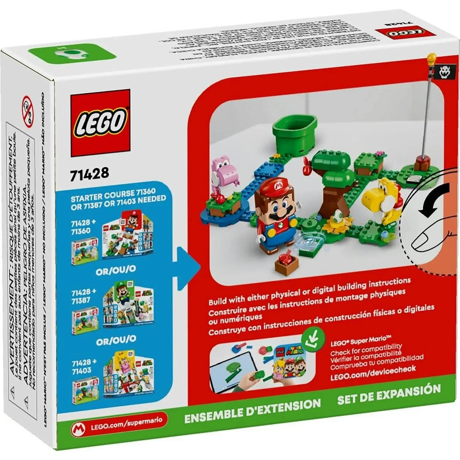 LEGO 71428 Yoshis' Egg-cellent Forest Expansion Set - Super Mario