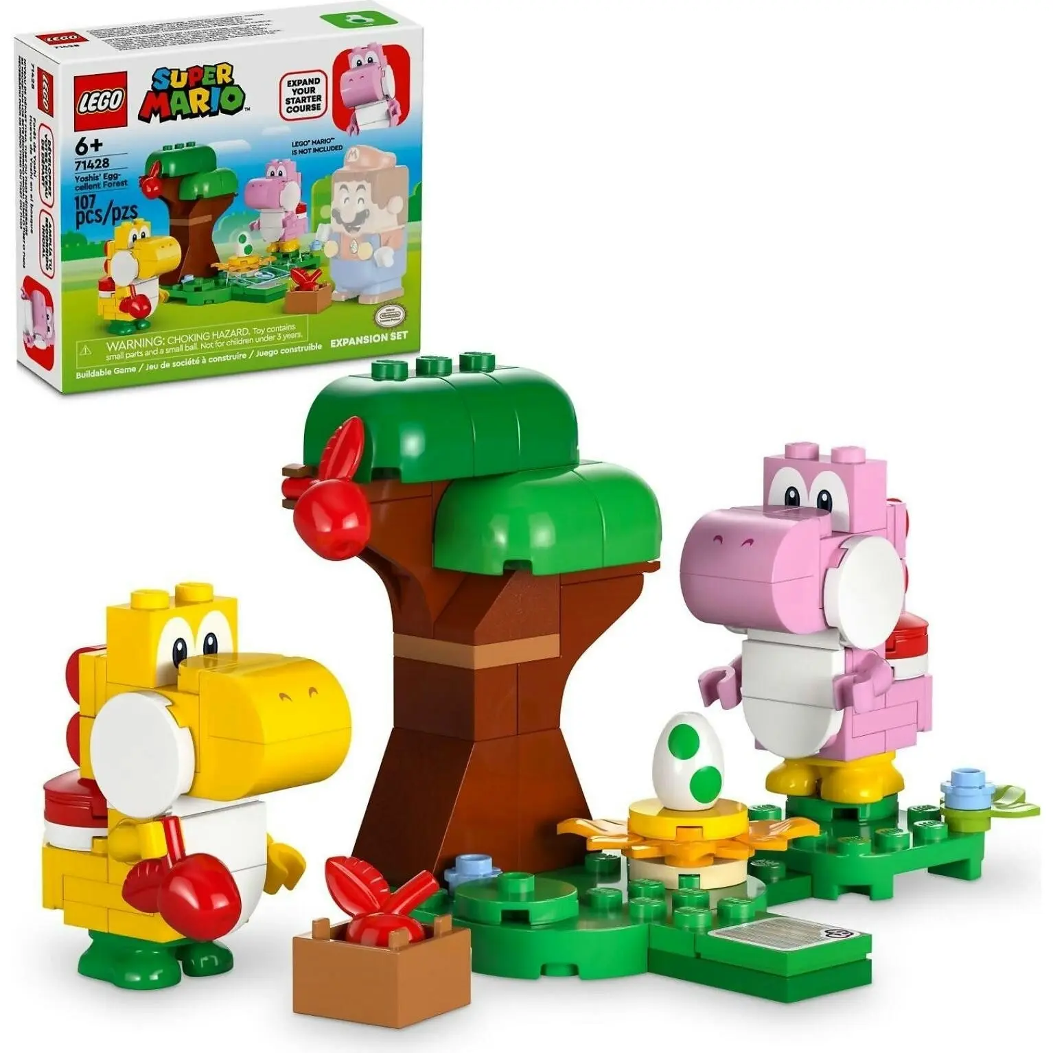 LEGO 71428 Yoshis' Egg-cellent Forest Expansion Set - Super Mario