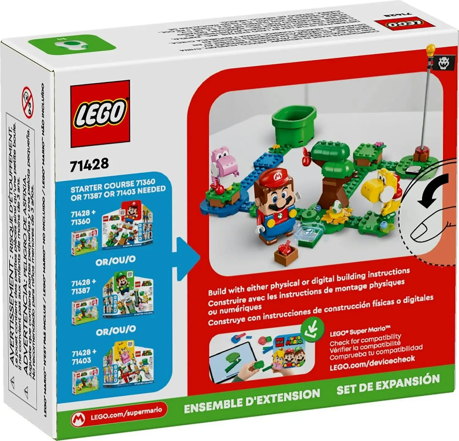 LEGO 71428 Yoshis' Egg-cellent Forest Expansion Set - Super Mario