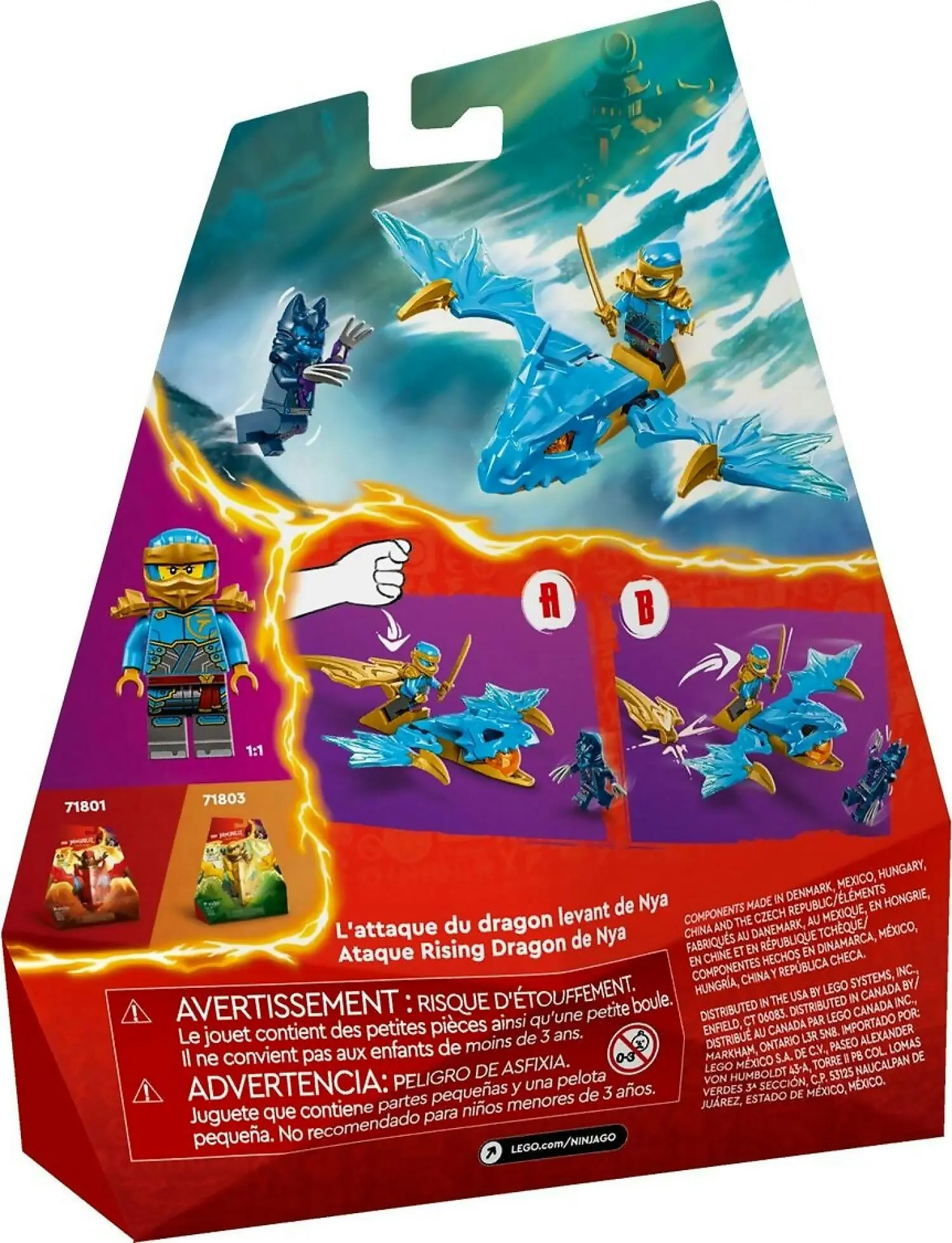 LEGO 71802 Nya's Rising Dragon Strike - Ninjago