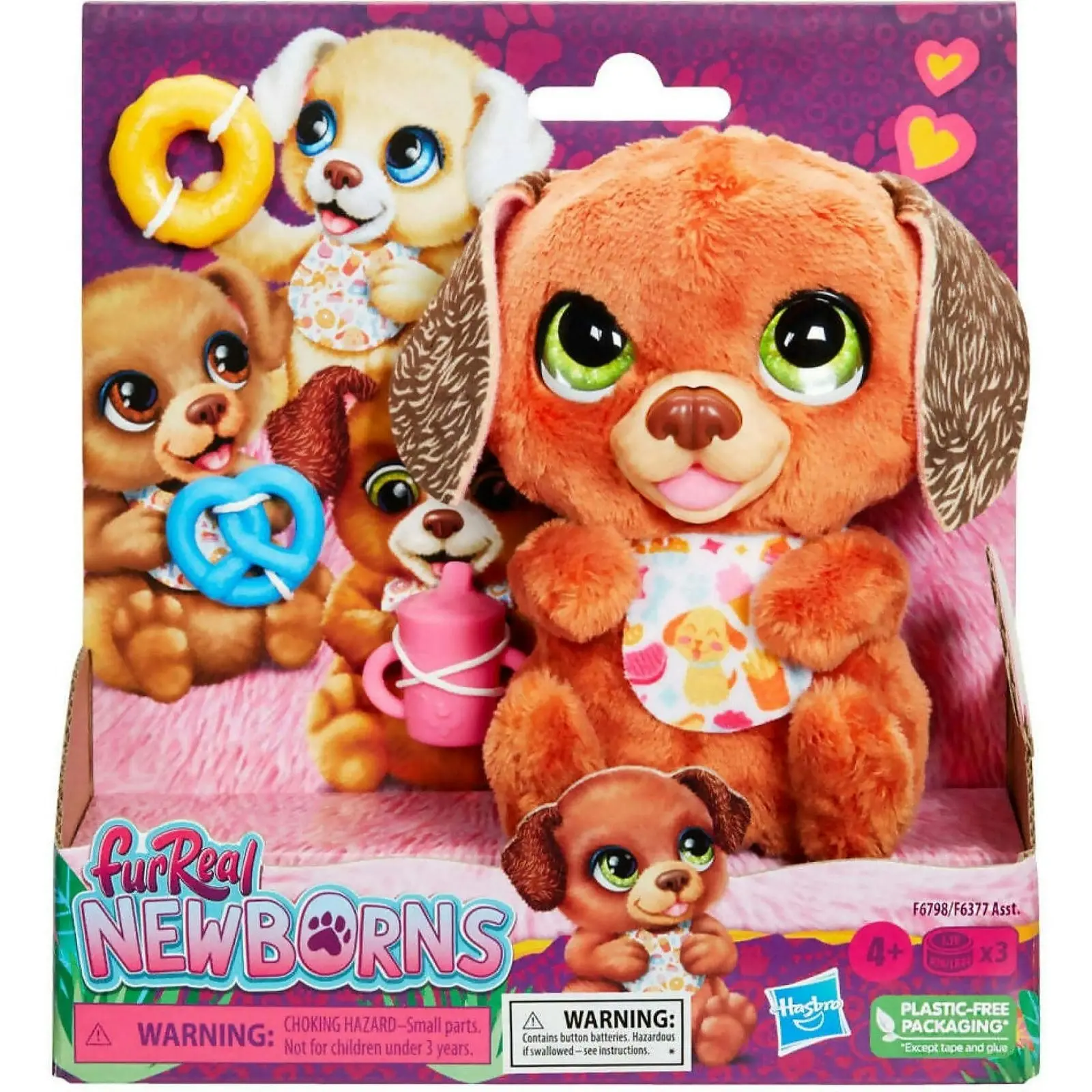 FurReal - Newborns Puppy Animatronic Plush - Hasbro