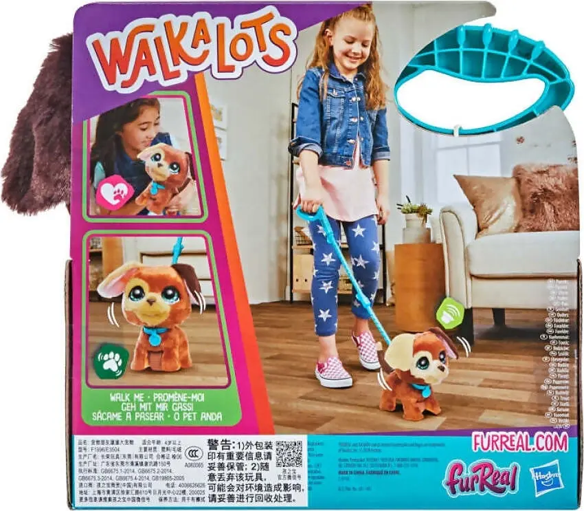 FurReal - Walkalots Big Wags Brown Dog - Hasbro