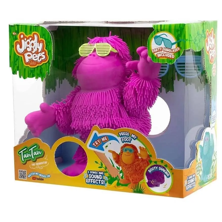 Jiggly Pets Tan Tan The Orangutan Assorted Styles