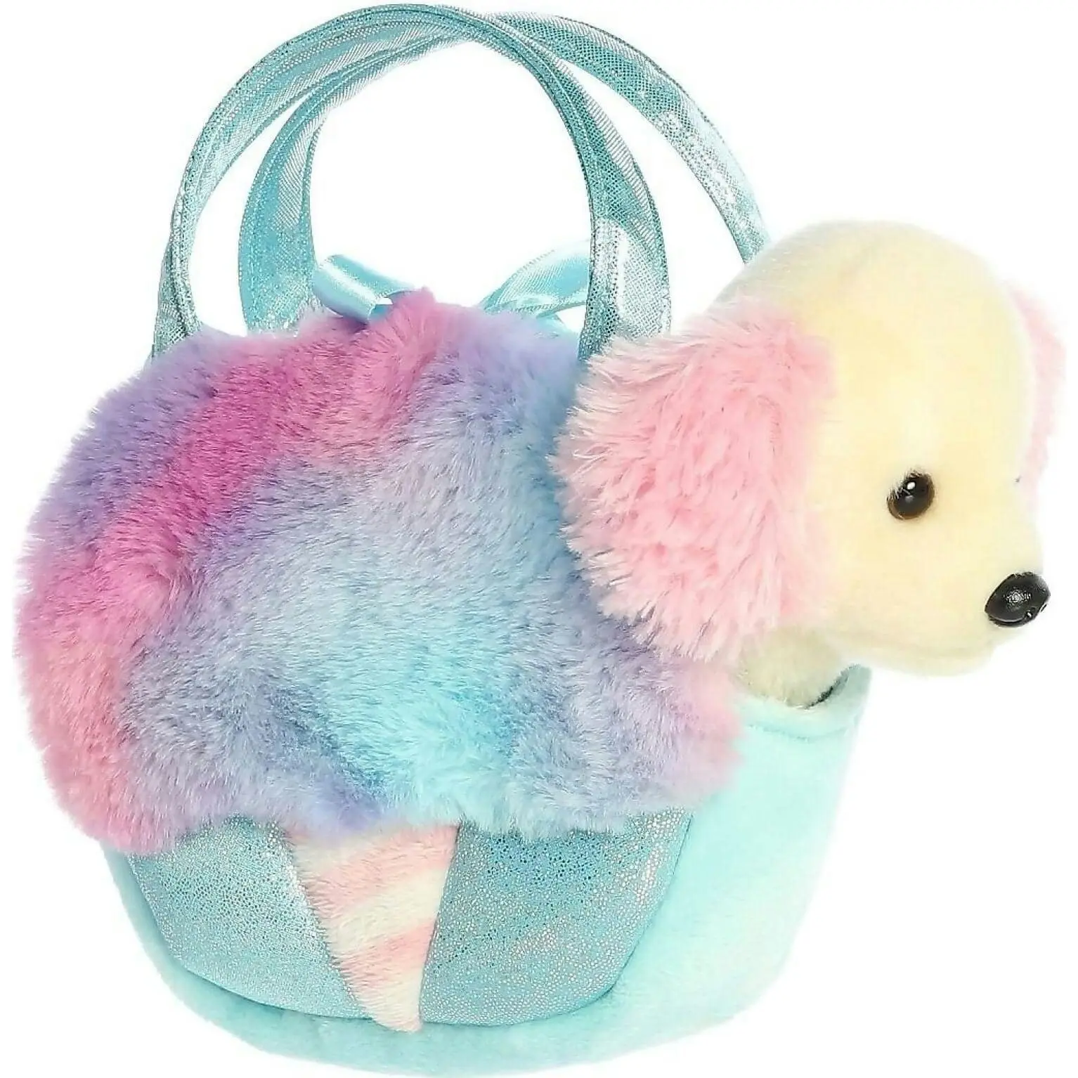 Cotton Candy - Fancy Pals Spaniel In Blue Fairy Floss Bag