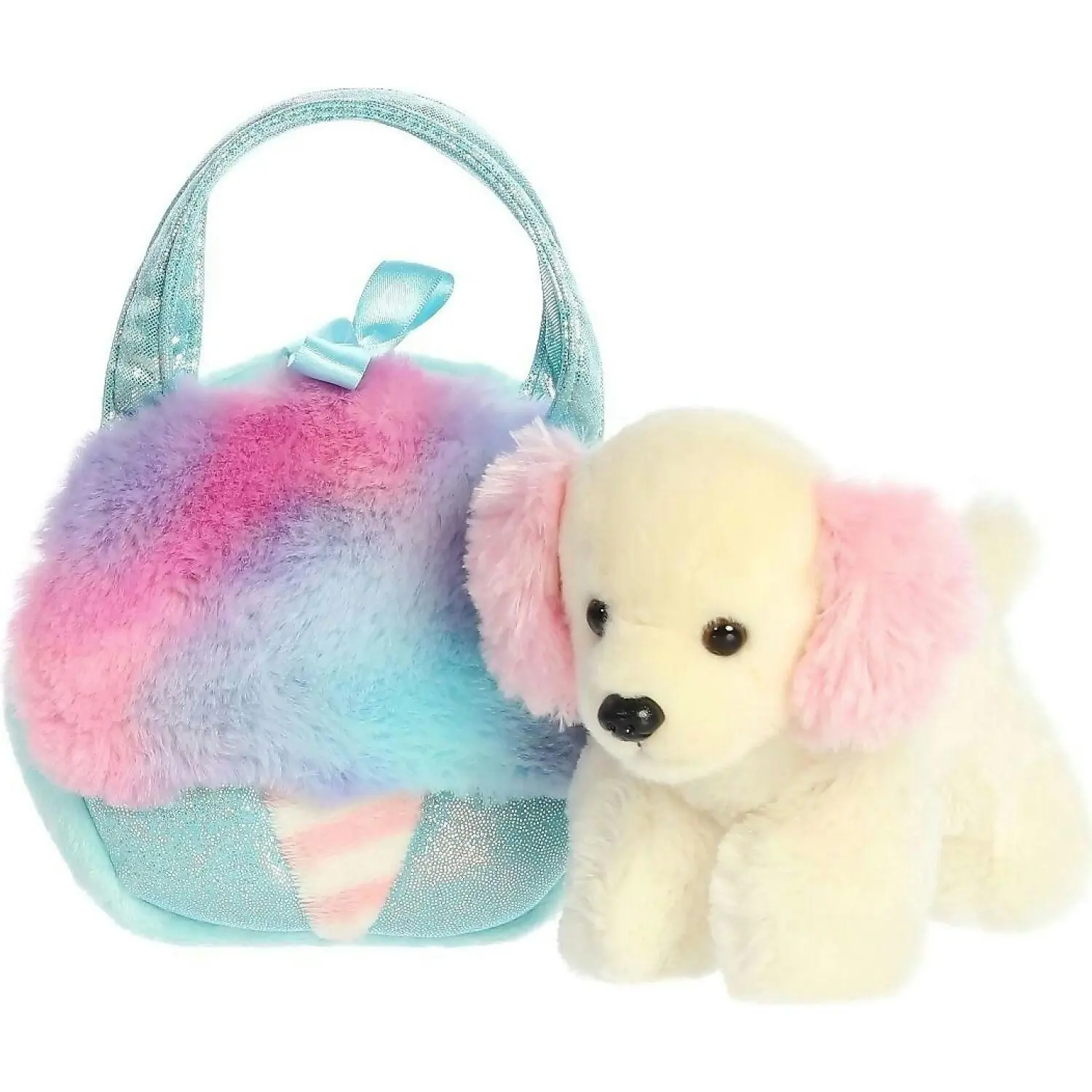 Cotton Candy - Fancy Pals Spaniel In Blue Fairy Floss Bag