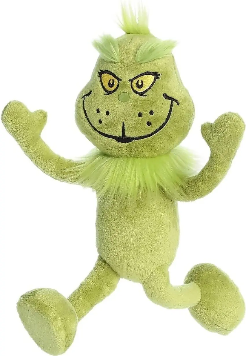 Cotton Candy - Xmas Dr. Seuss Grinch Poseable 12-inch Plush