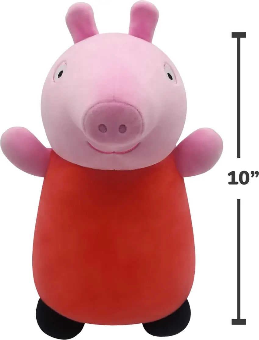 Squishmallows - 10 Inch Peppa Pig Hugmees Plush