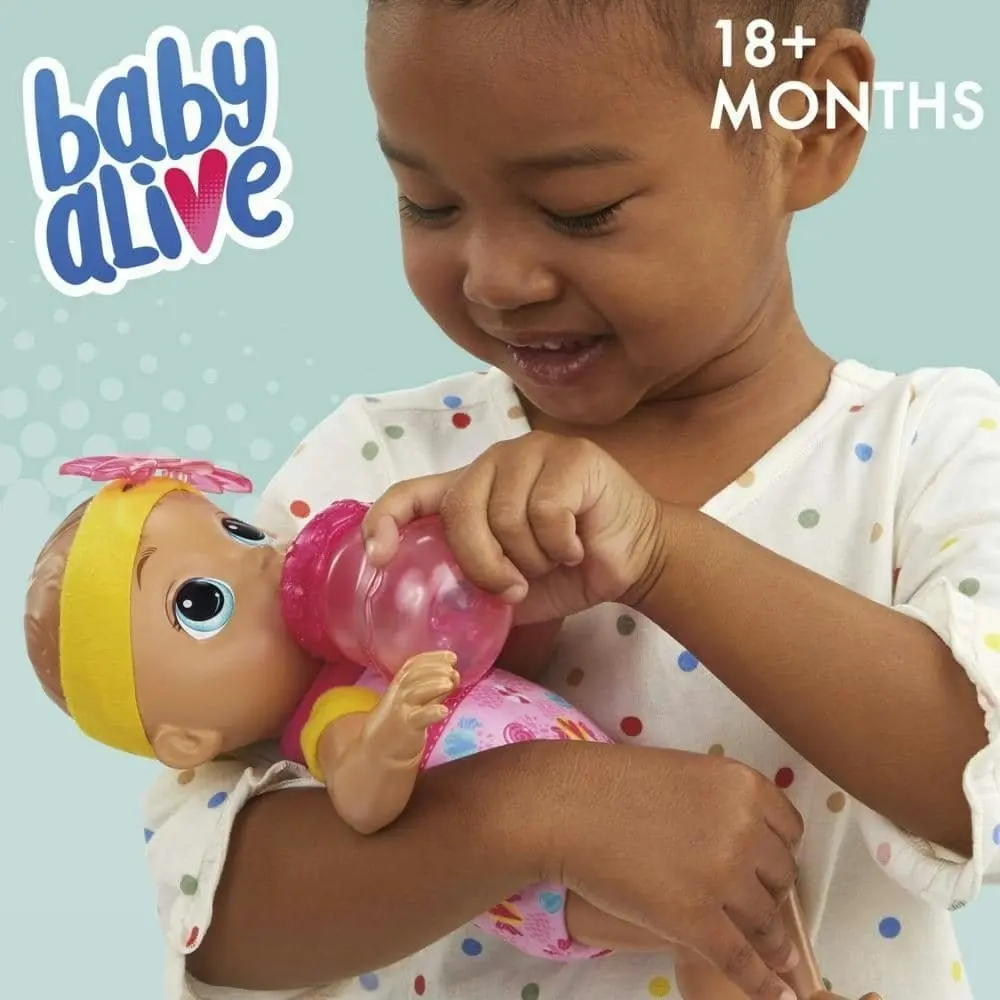 Baby Alive - Sweet N Snuggly Baby Soft-bodied Washable Doll Bottle First Baby Doll Toy For Kids 18 Months Old And Up  Hasbro