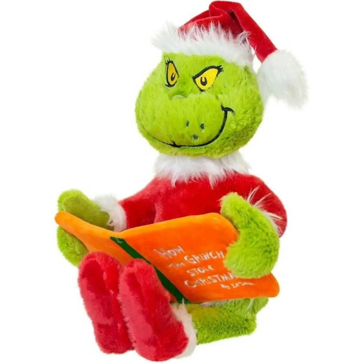 Cotton Candy - Dr. Seuss Reading Grinch 40cm Plush