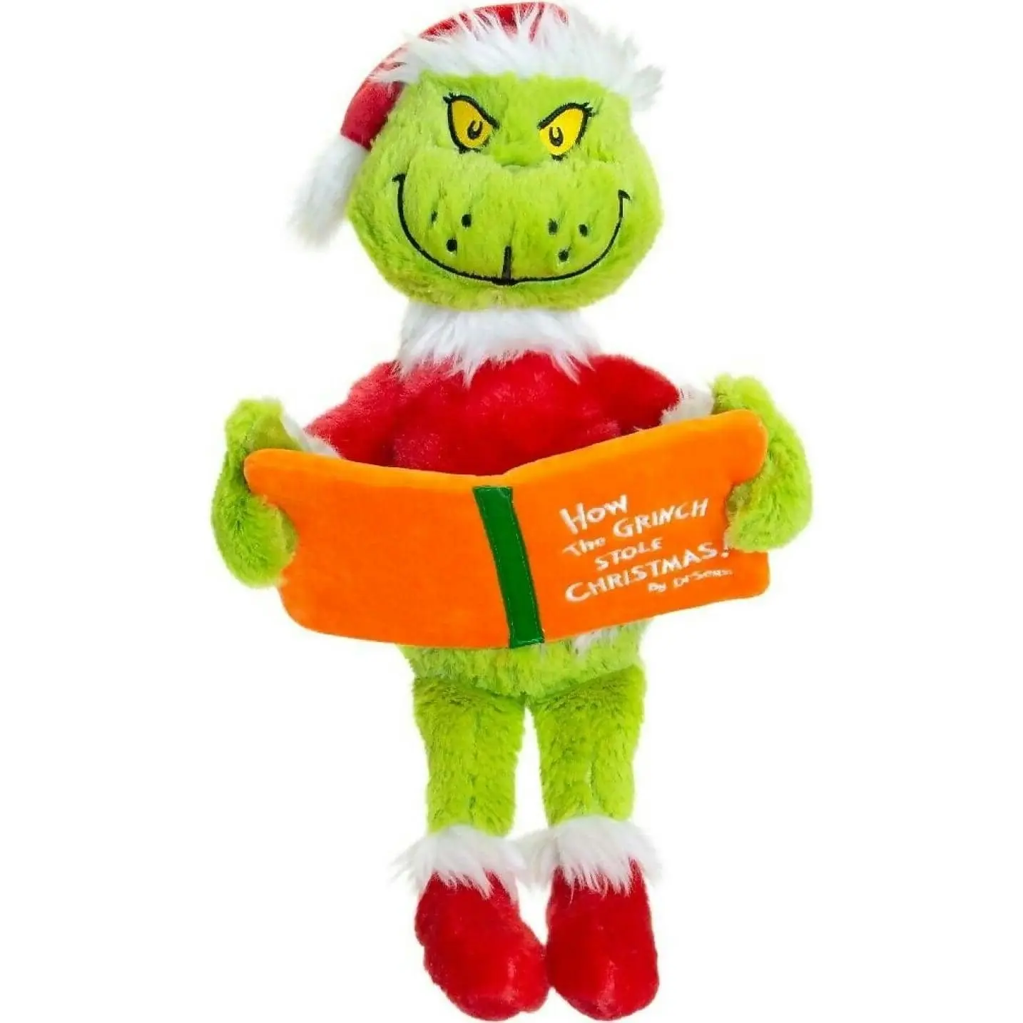 Cotton Candy - Dr. Seuss Reading Grinch 40cm Plush