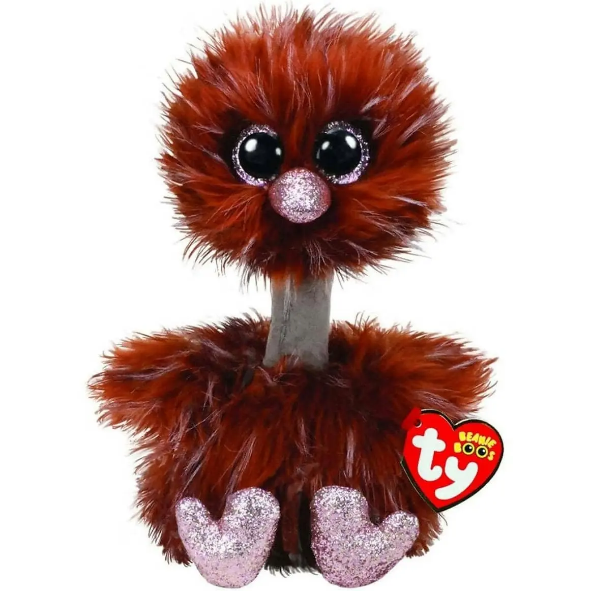 Ty - Beanie Boos - Orson The Brown Ostrich Medium 23cm