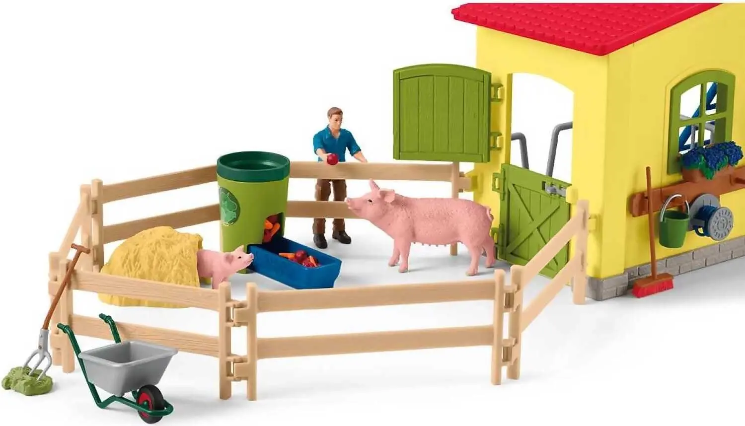 Schleich - Large Farm With Animals And Accessories Playset