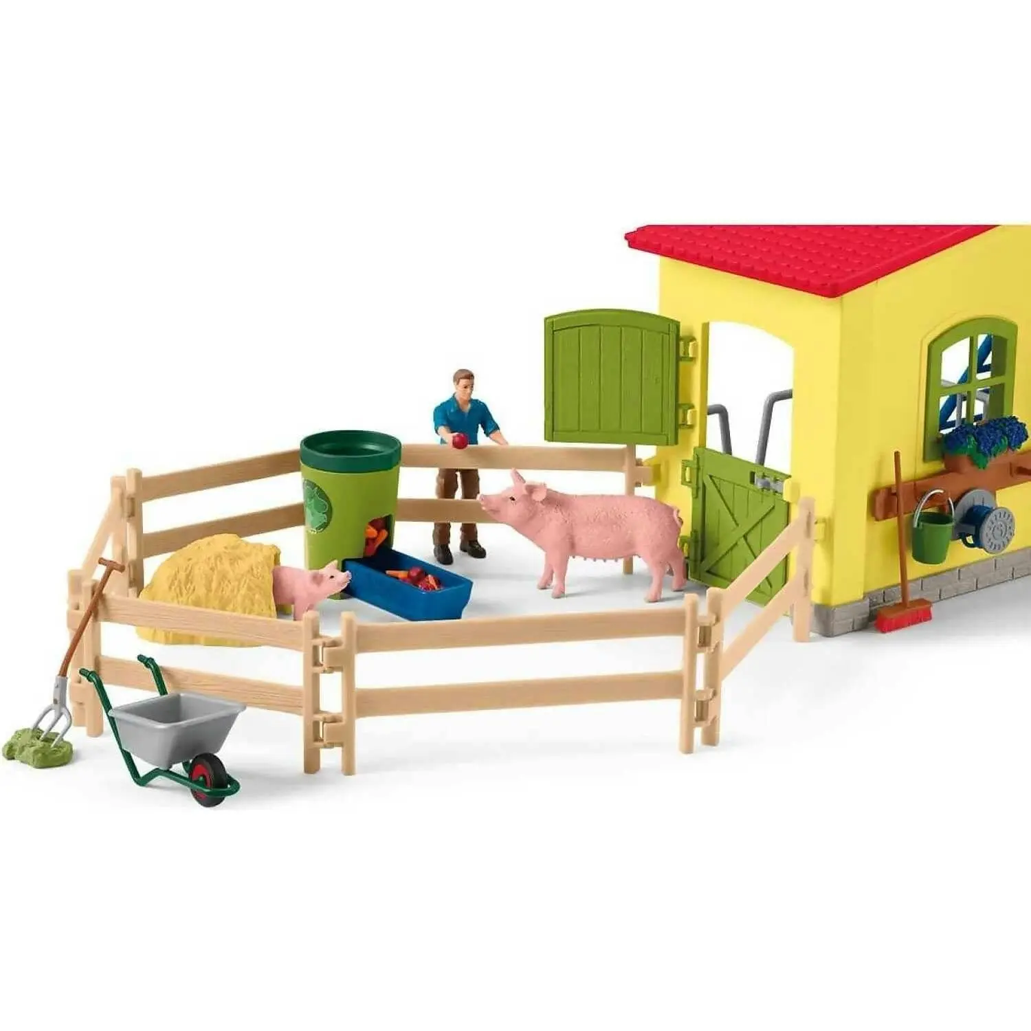 Schleich - Large Farm With Animals And Accessories Playset