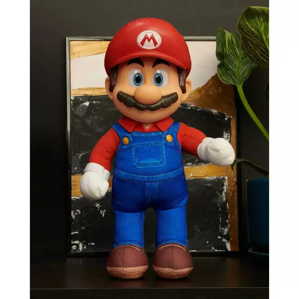 Super Mario - Nintendo The Super Mario Bros. Movie Mario Poseable Plush