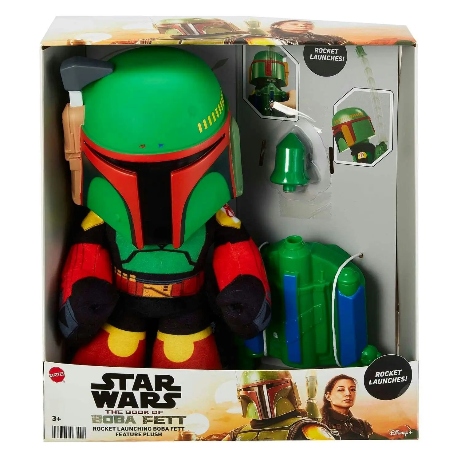 Star Wars Rocket Launching Boba Fett Feature Plush