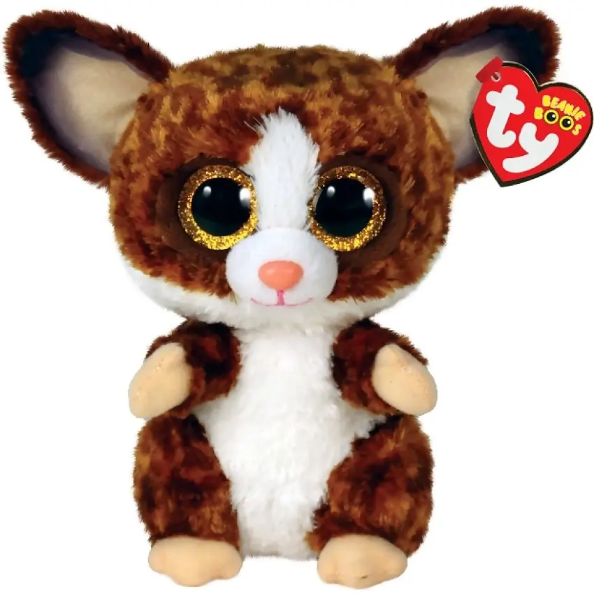 Ty Beanie Boos - Binky Brown Bush Baby Medium 23cm