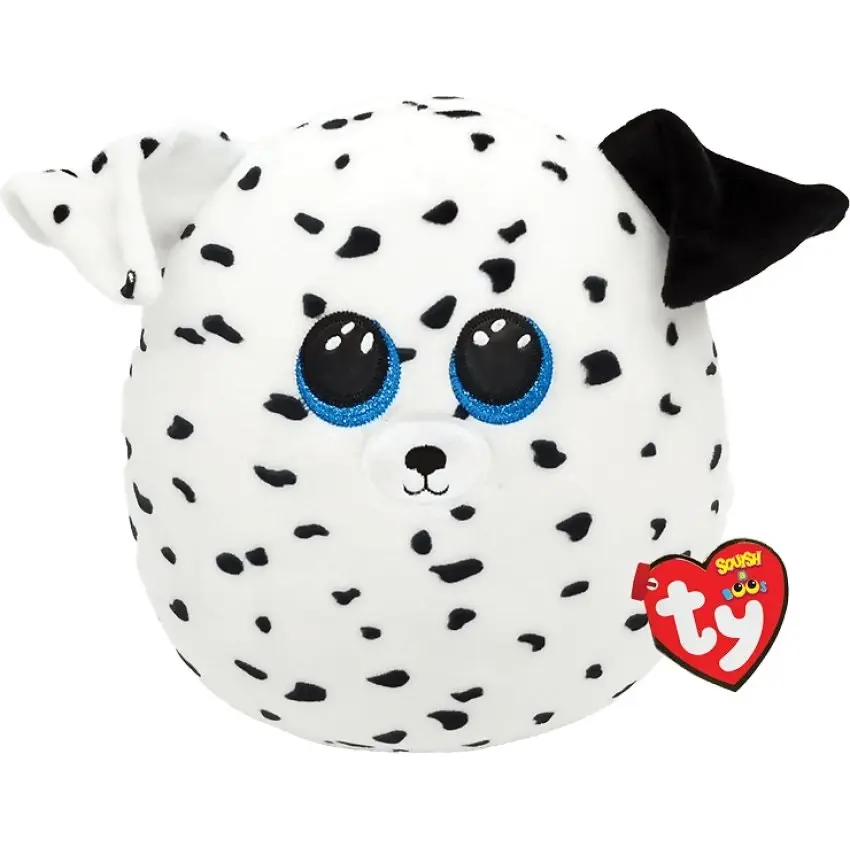 Ty Squish-a-boos - Fetch Dalmatian Dog - Large 14 Inches - Squishy Beanies